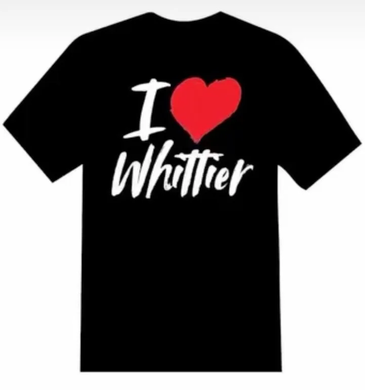 Whittier-branded school swag