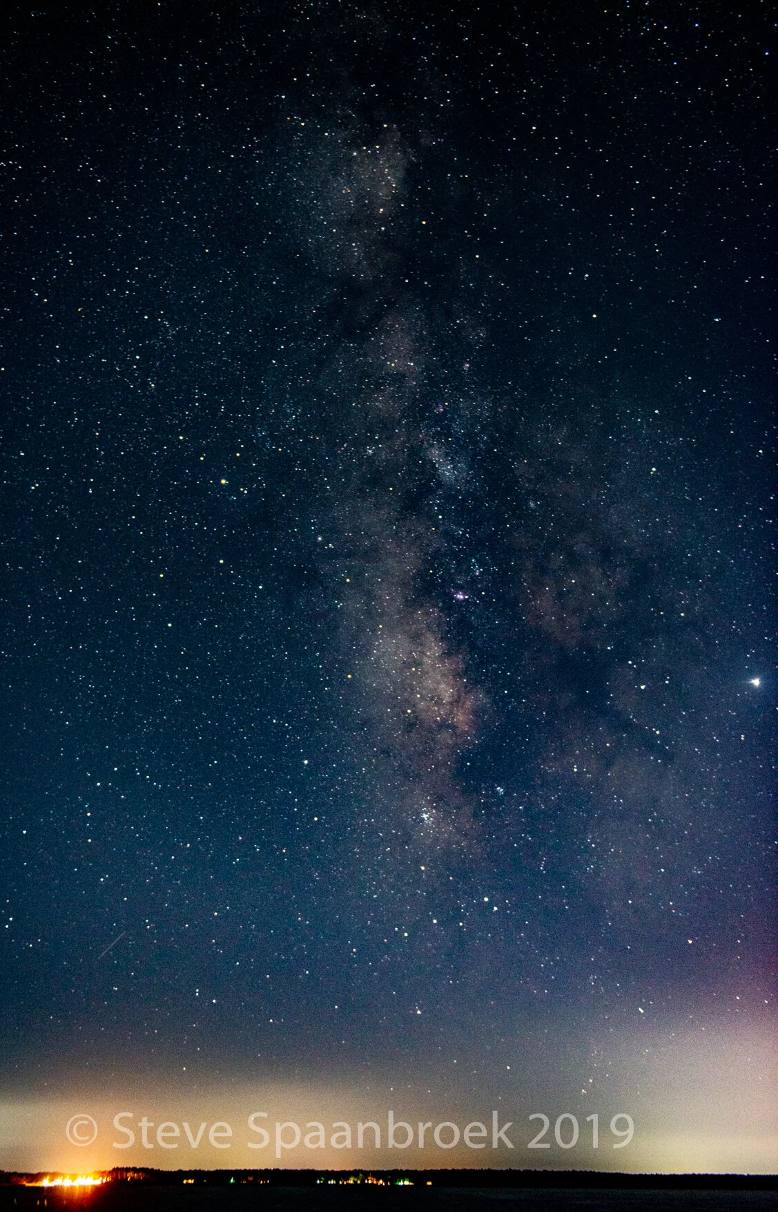 The Milky Way over the Neuse River