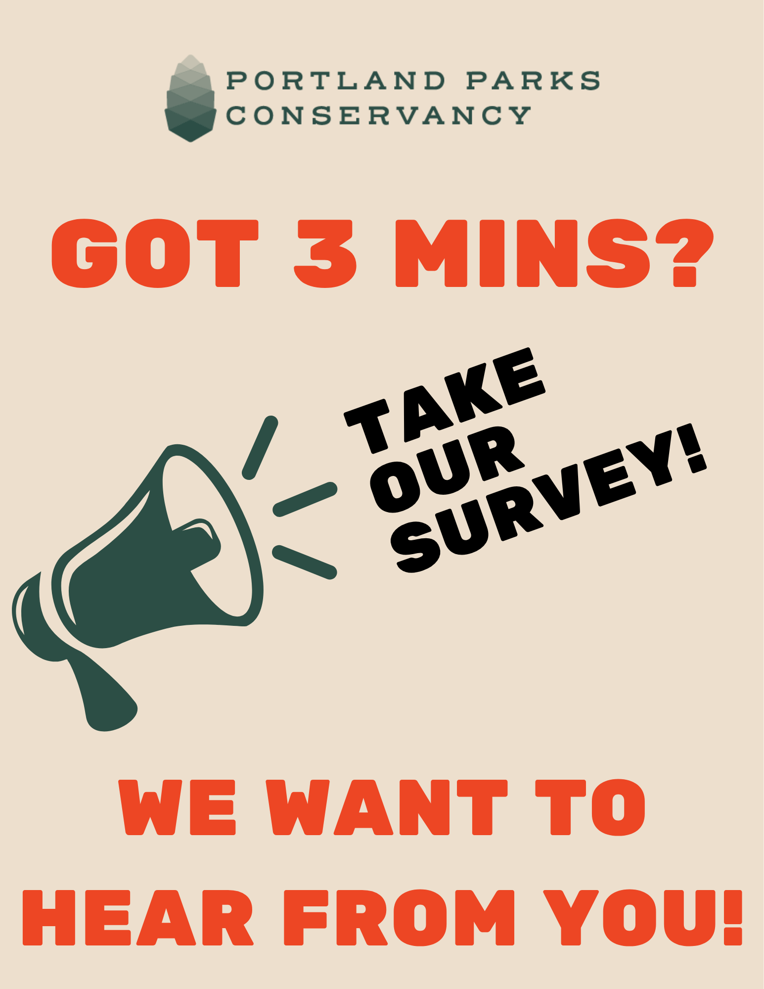 Got 3 minutes? We want your input!