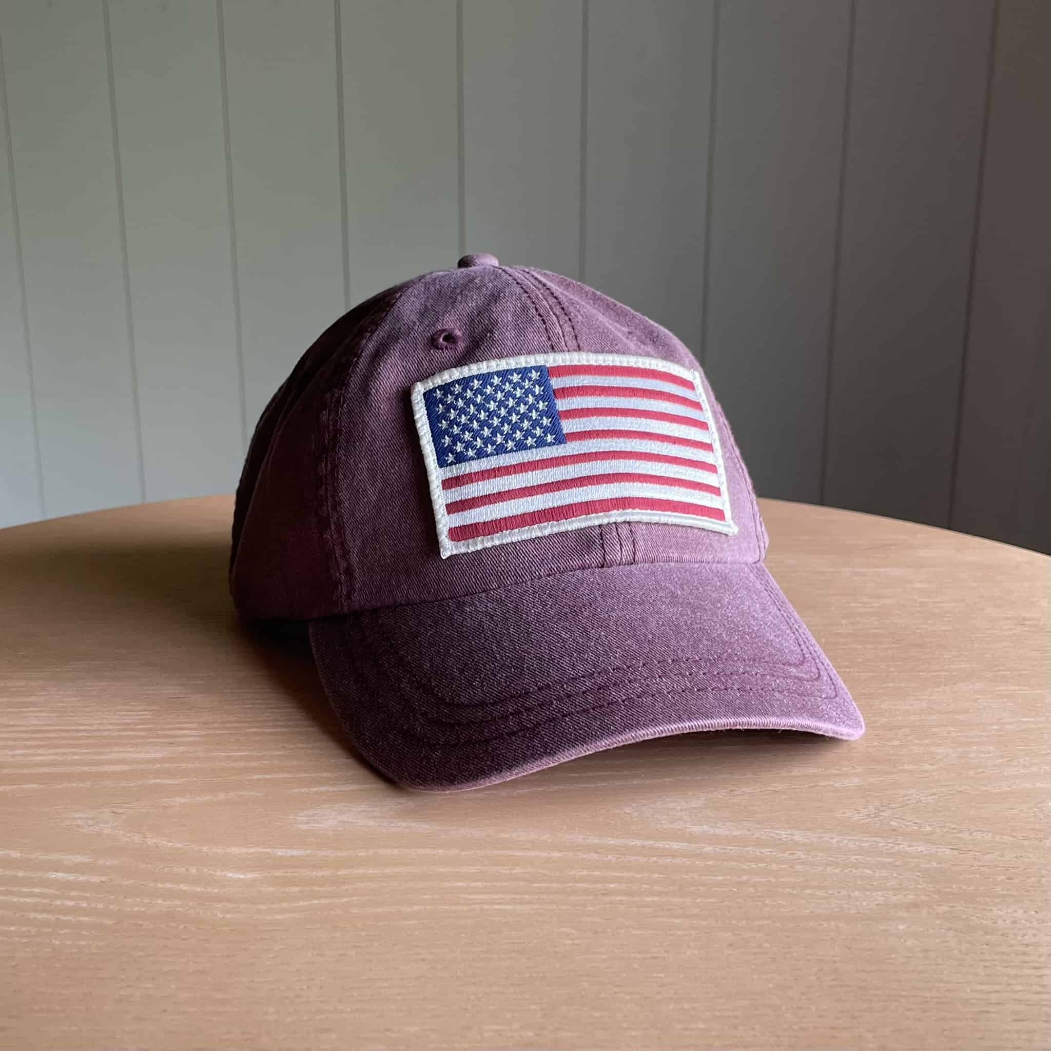 American flag custom patch hat.jpg