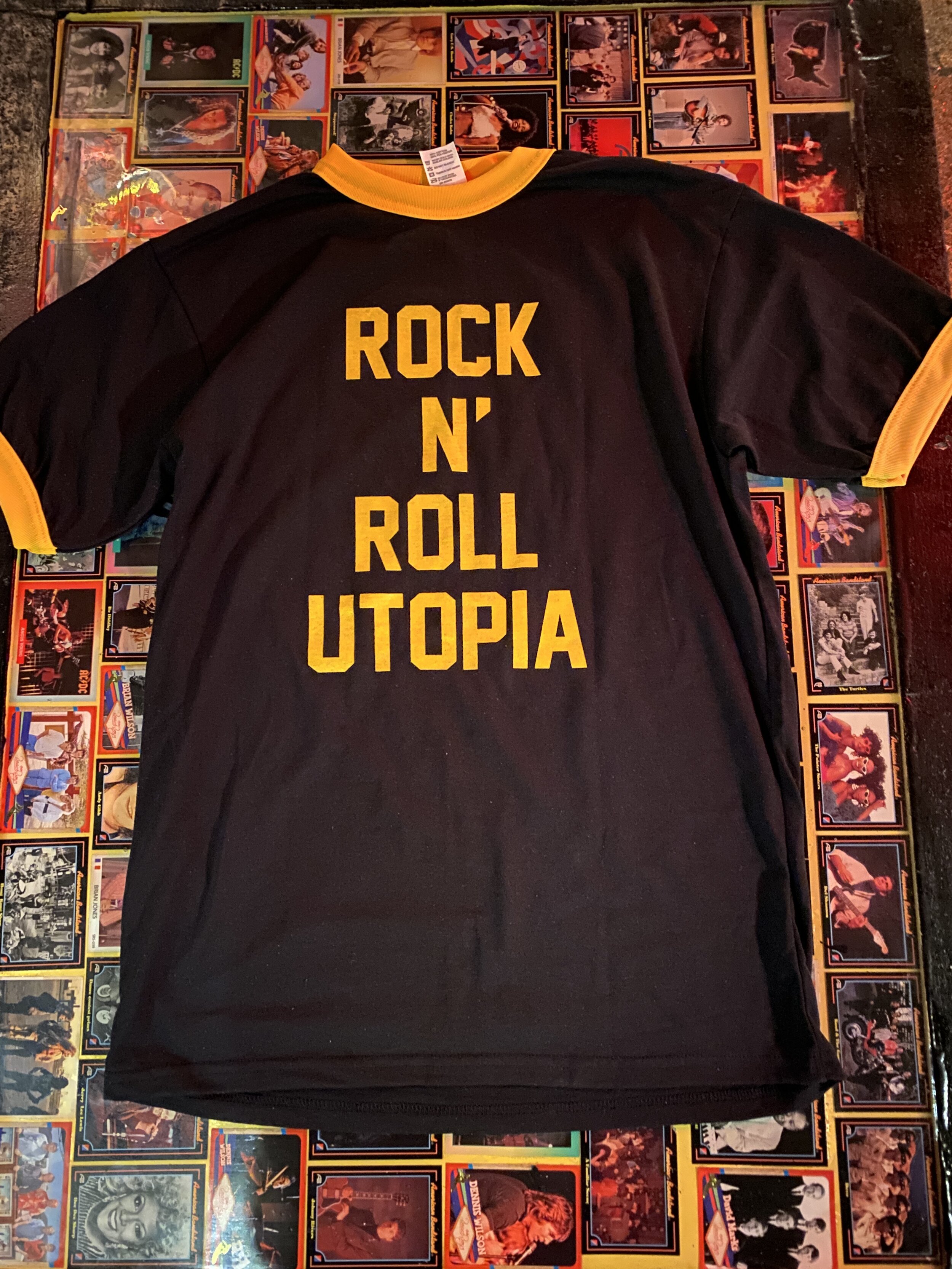 Rock n Roll Utopia Ringer Tee
