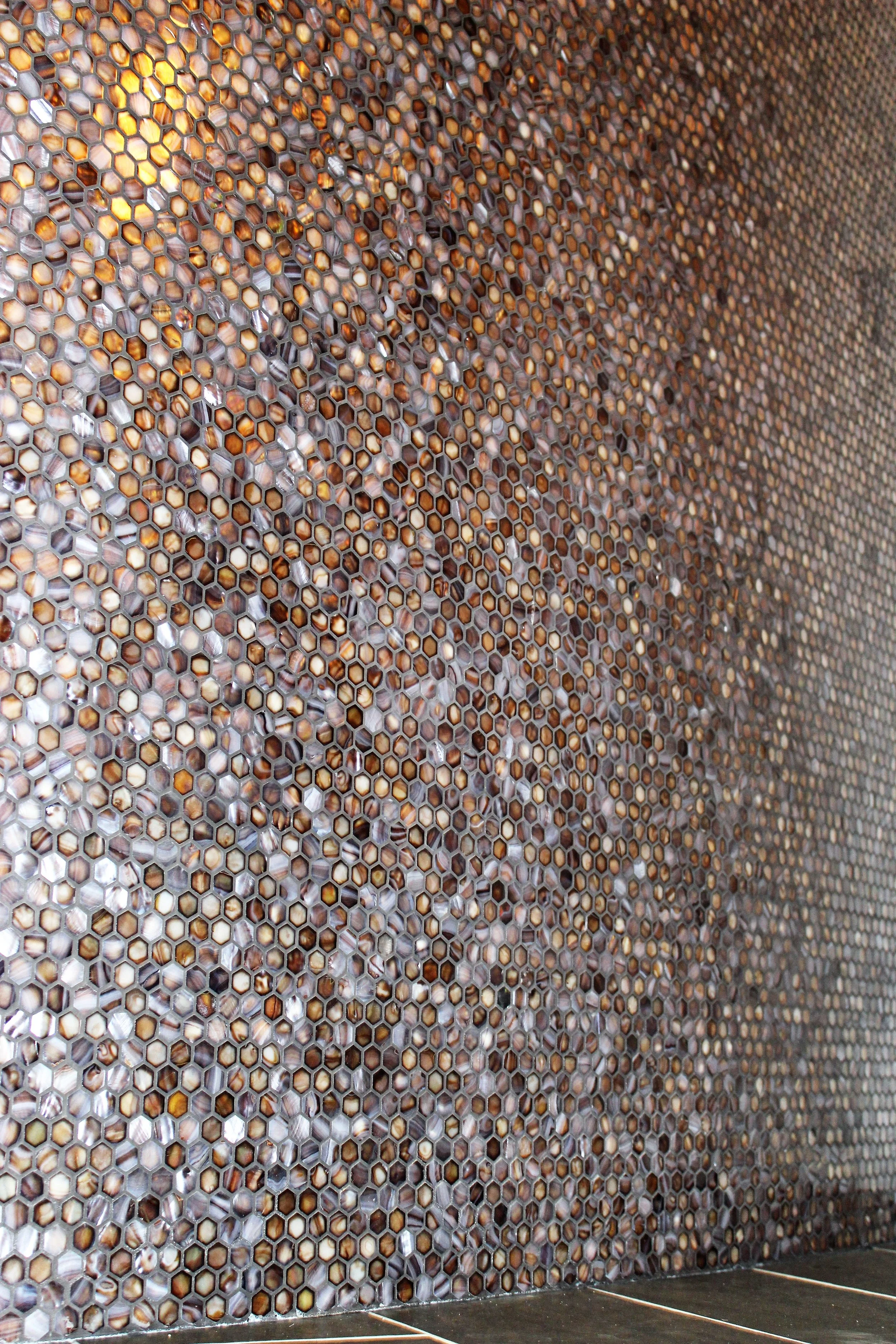 Curved Shell Powder Room Wall.JPG