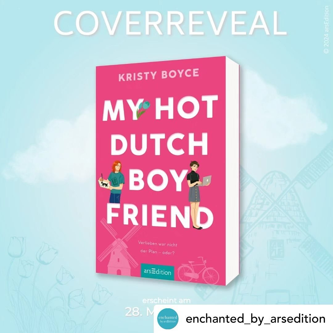 Ahhh, excited and honored to share the cover reveal of the German edition of Hot Dutch Daydream!! 😍😍

It&rsquo;s absolutely beautiful&mdash;I love the pop of hot pink&mdash;and I&rsquo;m so glad both books will be available next March! Thank you @e