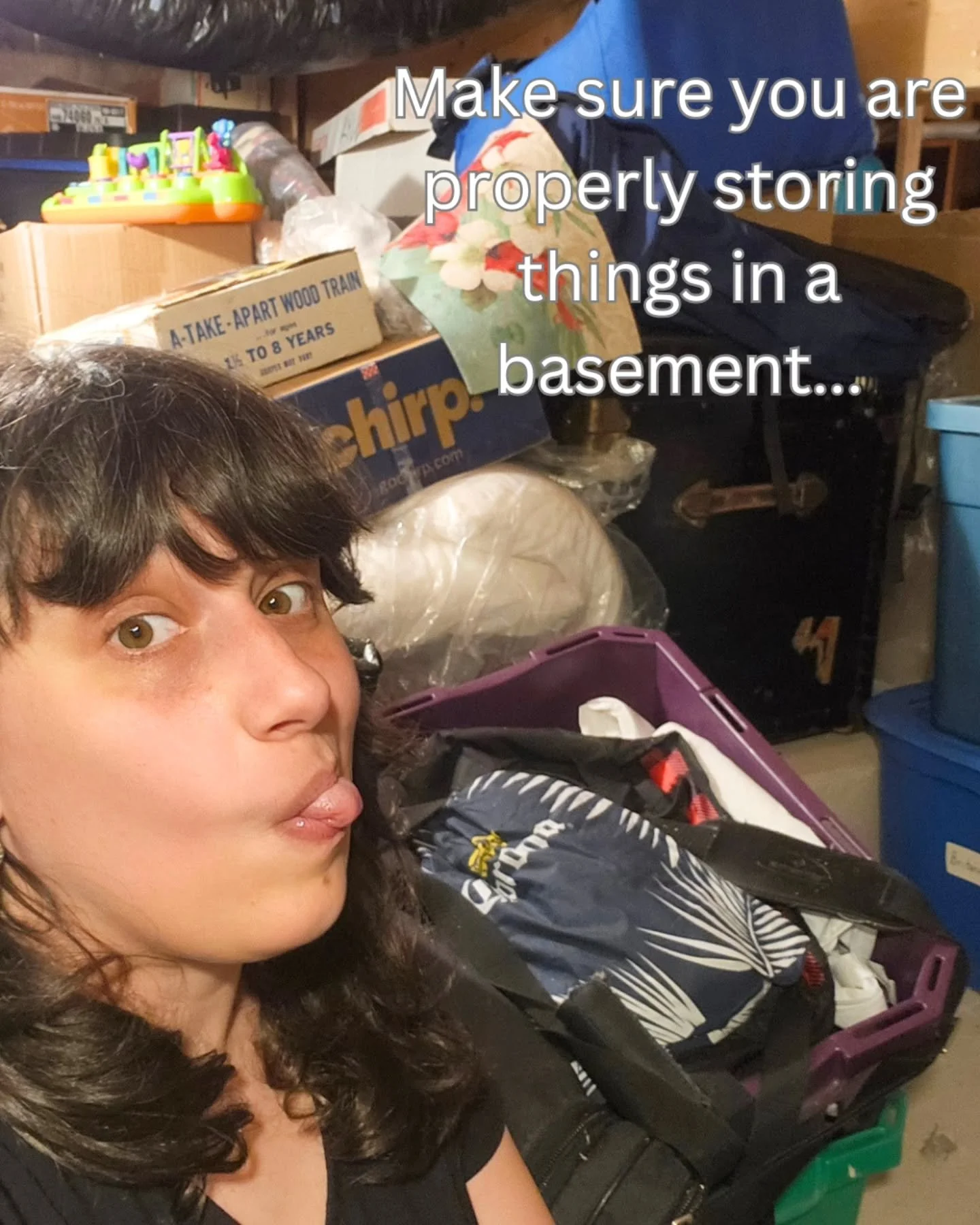 The basement. The place where many items go to die... Just kidding! They can be revived, once they are discovered again!

Many things end up in basements because it is the only place for storage, but it's important to ensure that those items won't ge