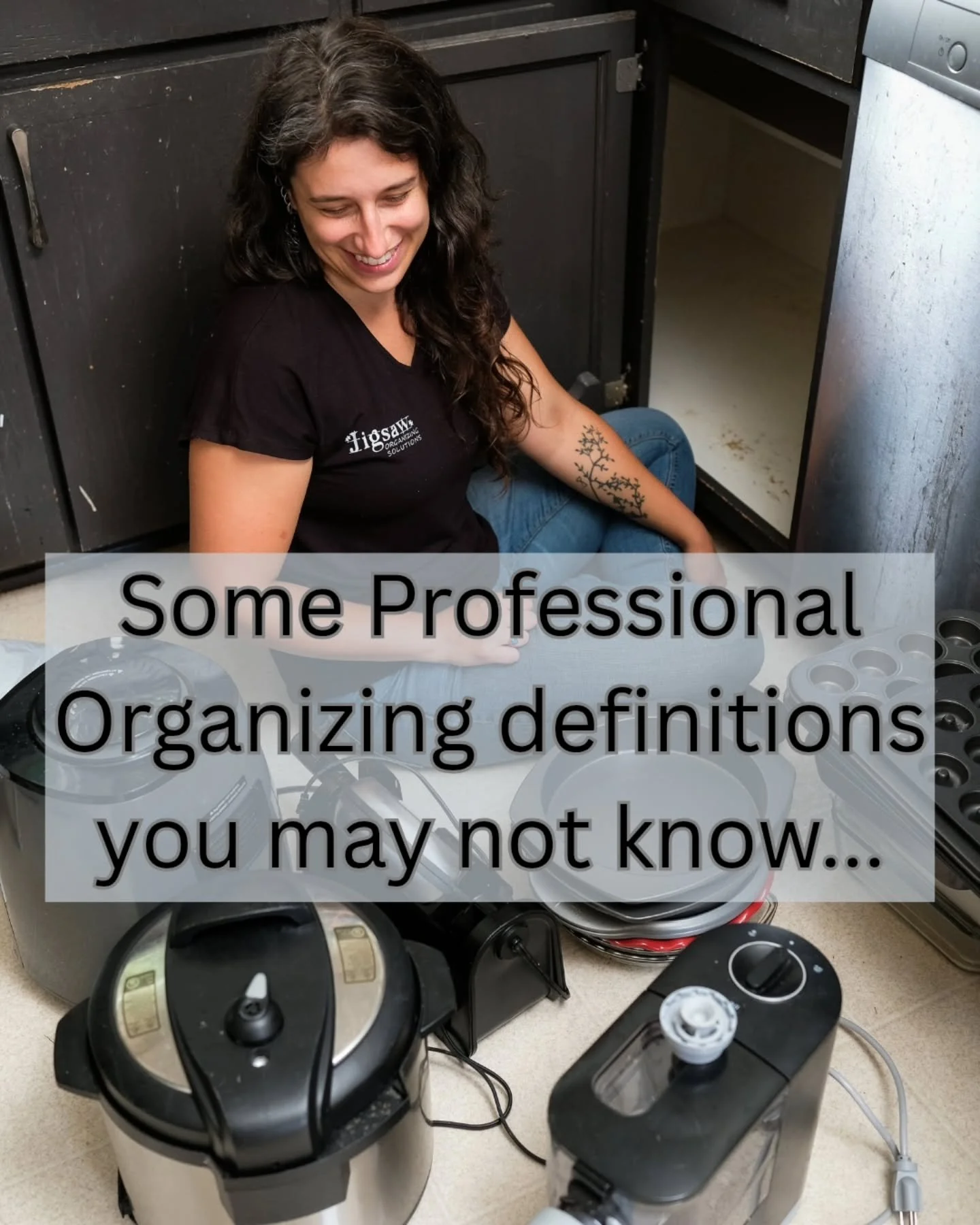 Have you ever thought about the difference between these three words? 🤔

I mostly help with the first two, but sometimes get called in to do a "check-in" a year or so later, to help reset and tidy.

I love anything to do with organizing - 