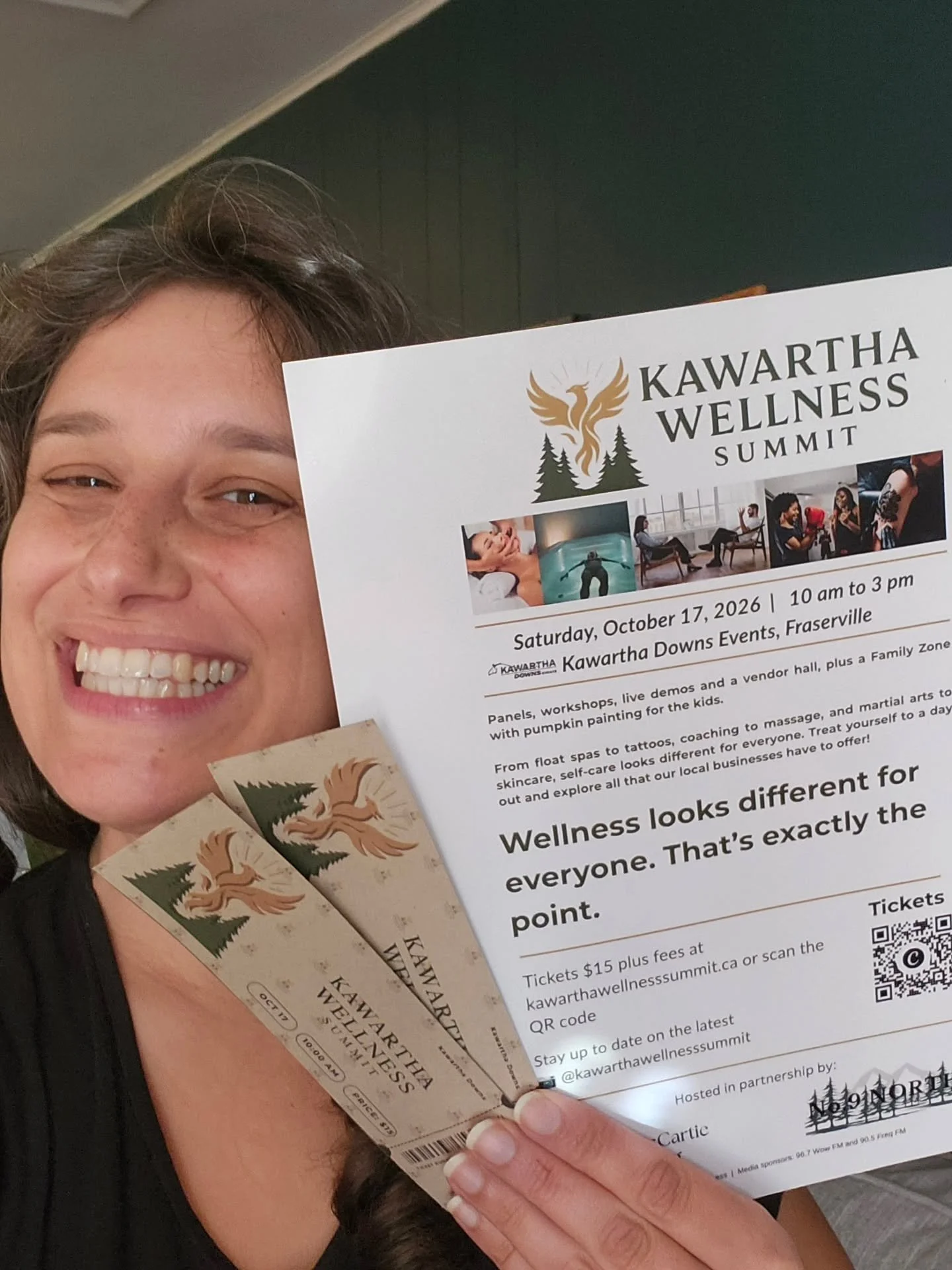 🎟 GIVEAWAY GIVEAWAY GIVEAWAY!!! 🎟

I have 2 tickets to give away for the Kawartha Wellness Summit this Saturday!!!

Why should you want to go? This event is all about wellness, in any way that word means to you! Come on down and join us for a day o