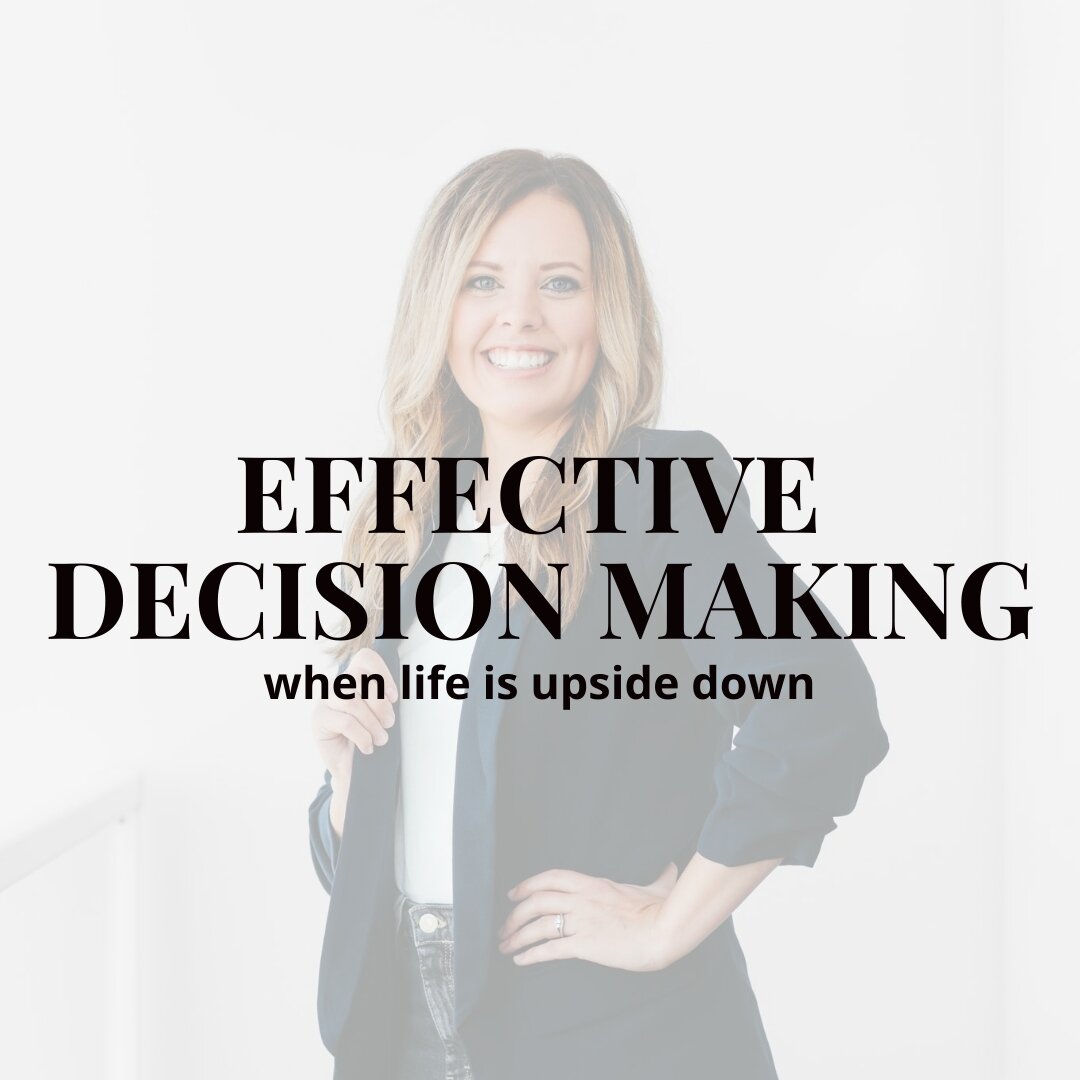 Effective Decision Making