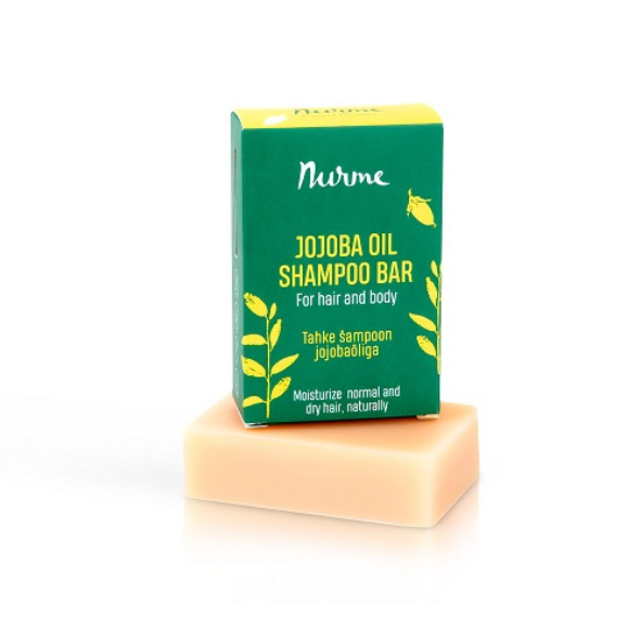 Nurme Jojobaolie shampoo bar - hår og krop - 100 g Râr Natur