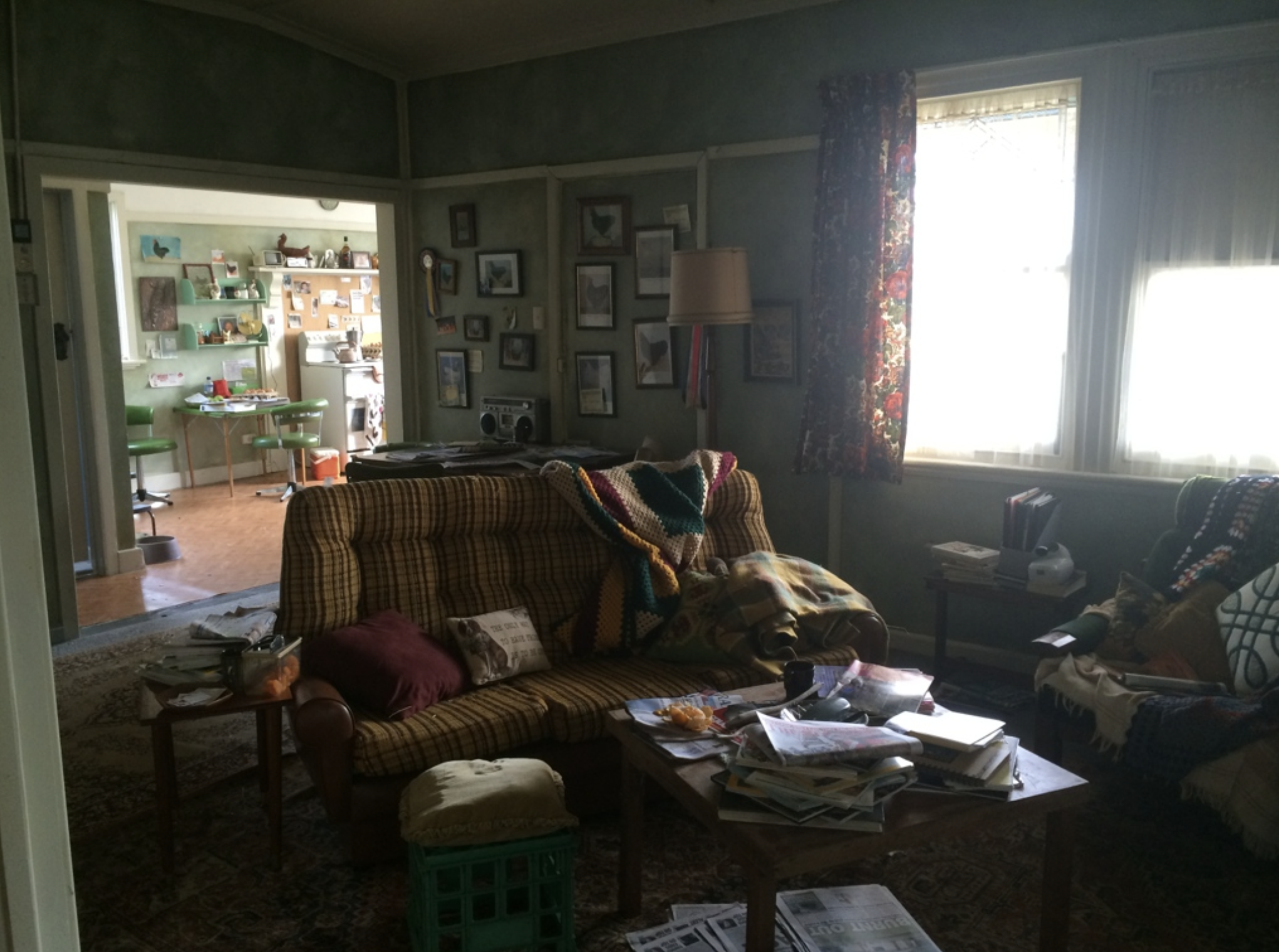  Swampy, the egg farmer’s house interior. 