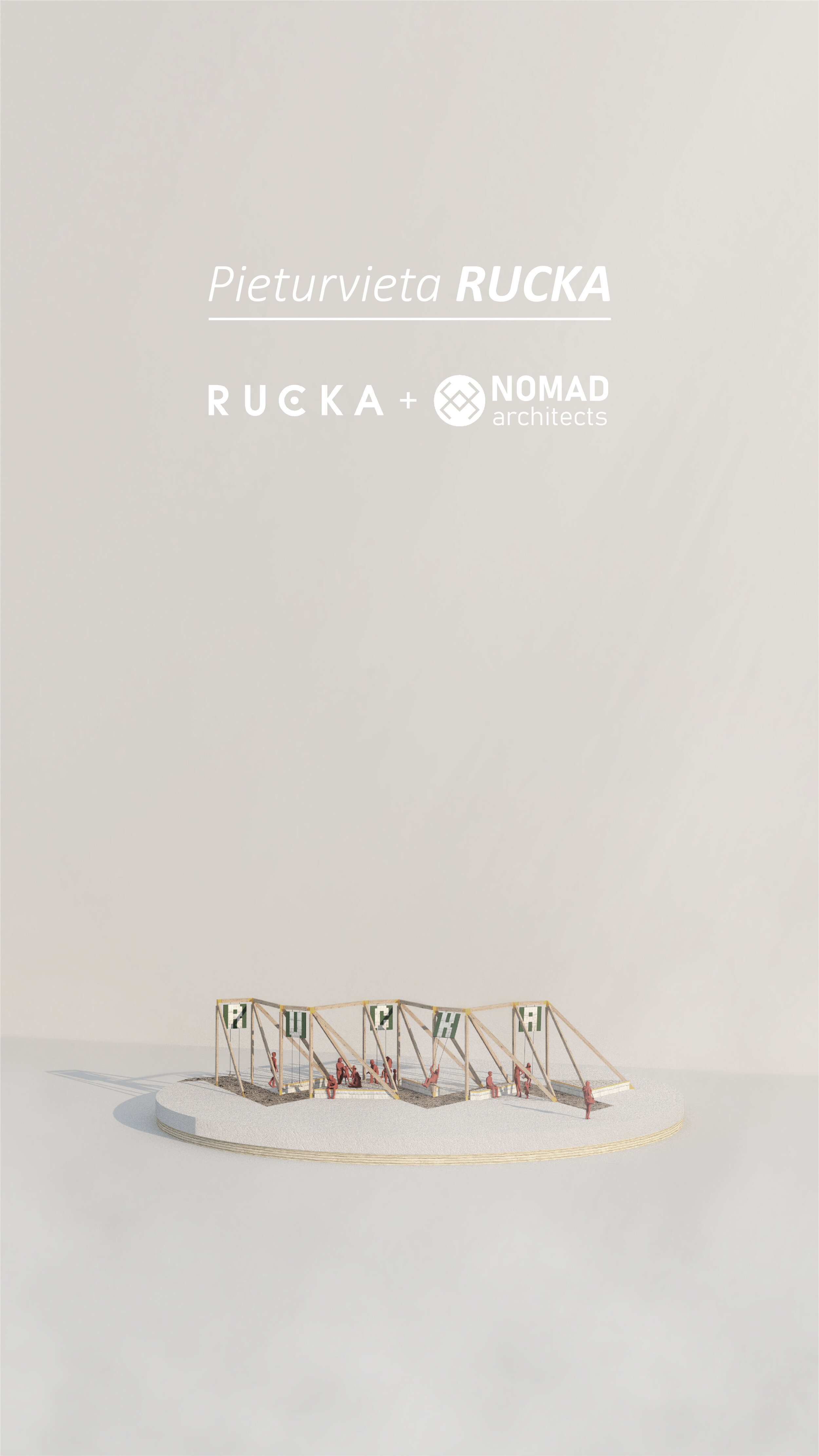 Pieturvieta: Rucka, swings Cēsis, NOMAD architects, arhitekti