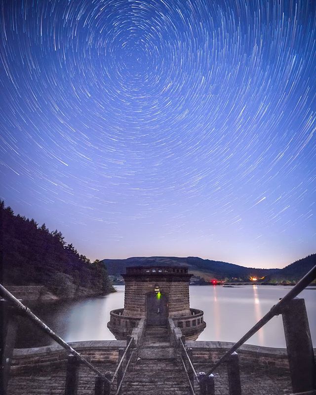 Ladybower Reservoir Star Trails