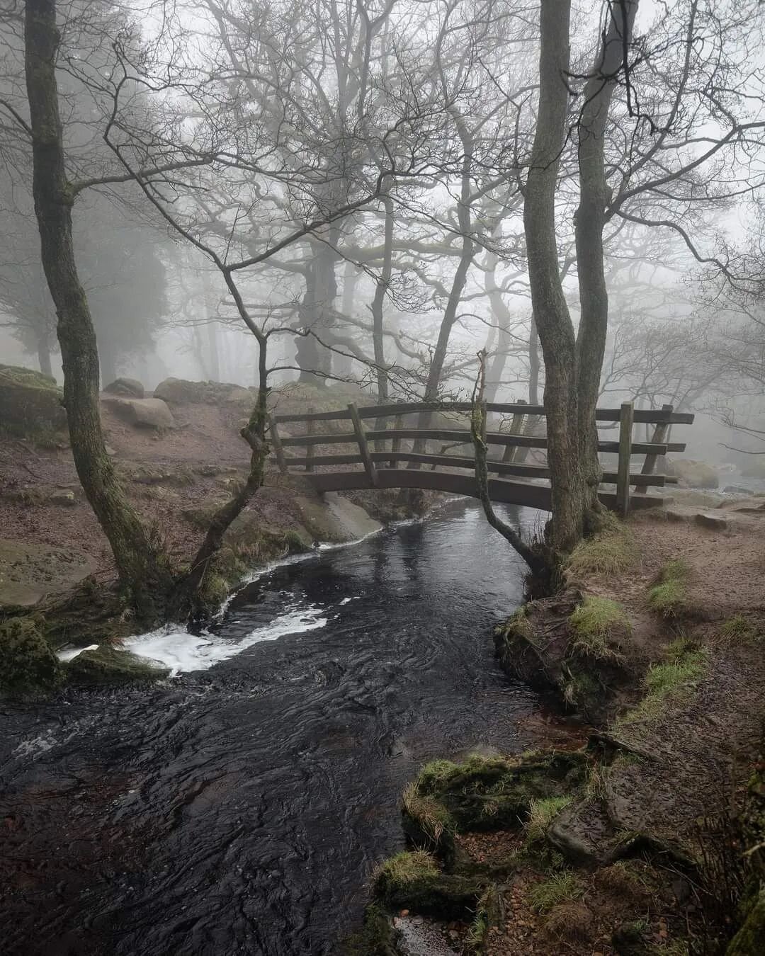 PAY THE TOLL

Had to pay a visit down Padley whilst the mist was still around after a great morning up at Leash Fen with @stephen_elliott_photography The famous bridge looking like something out of a fairytale, could just imagaine a troll jumping out