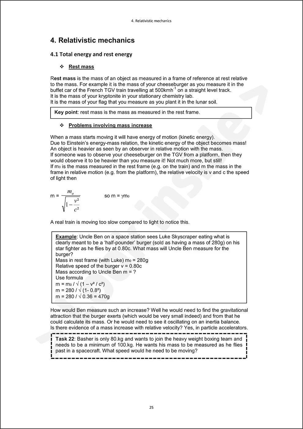 IB Physics Option A: Relativity Study Guide — Peak Study Resources