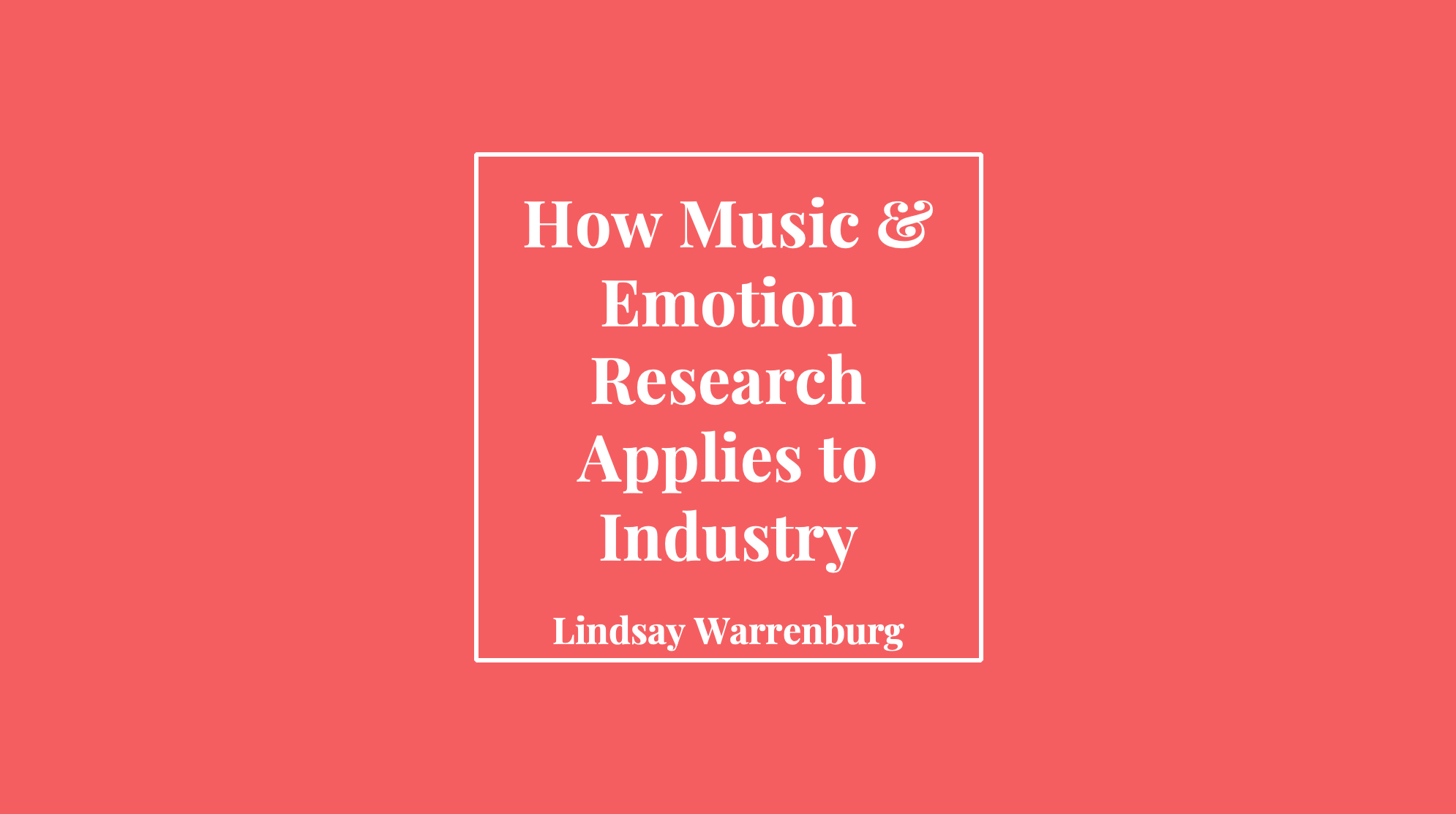 How Music and Emotion Research Applies to Industry