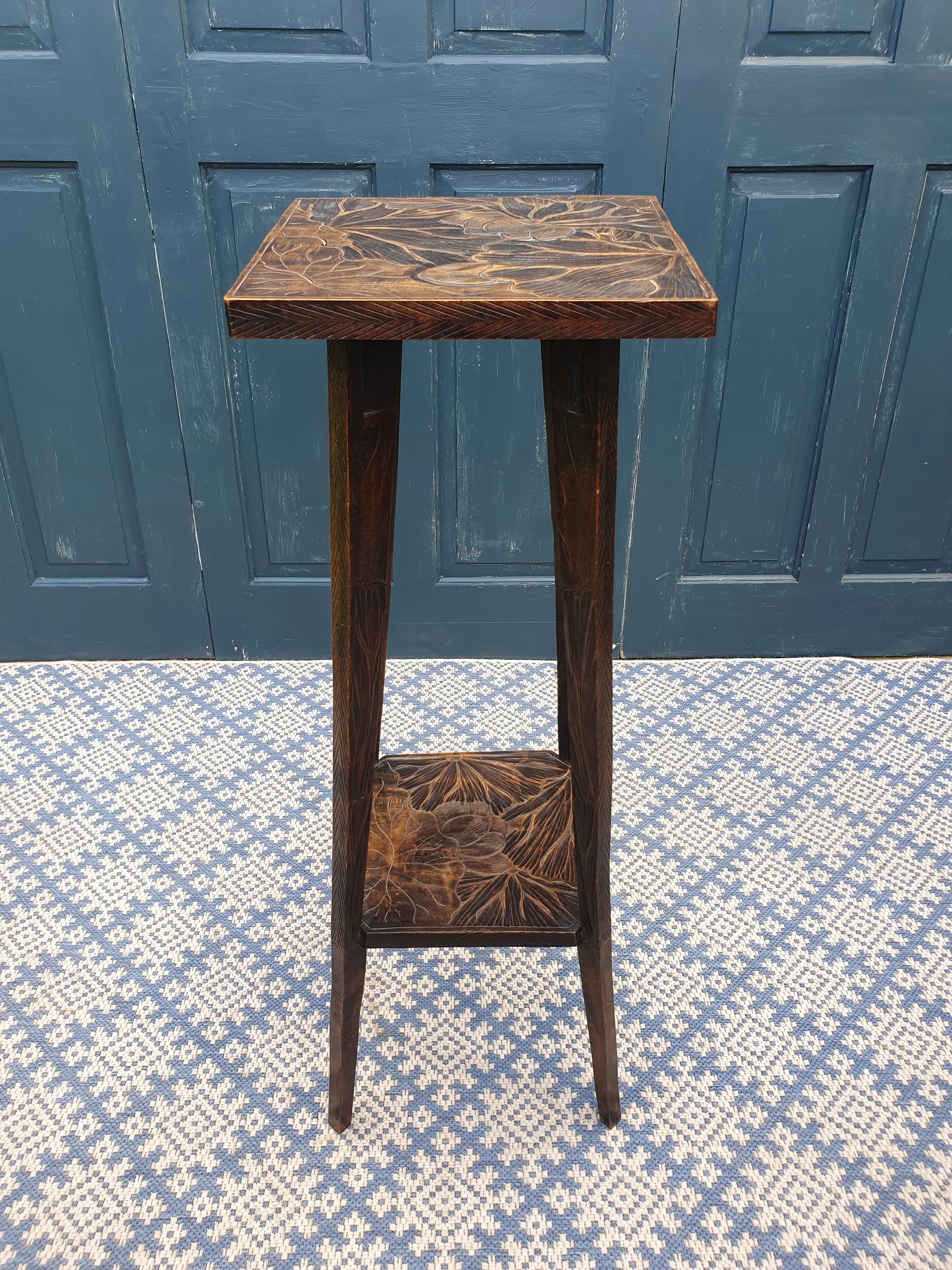 Liberty & Co Japanese hand carved plant stand 1.jpg