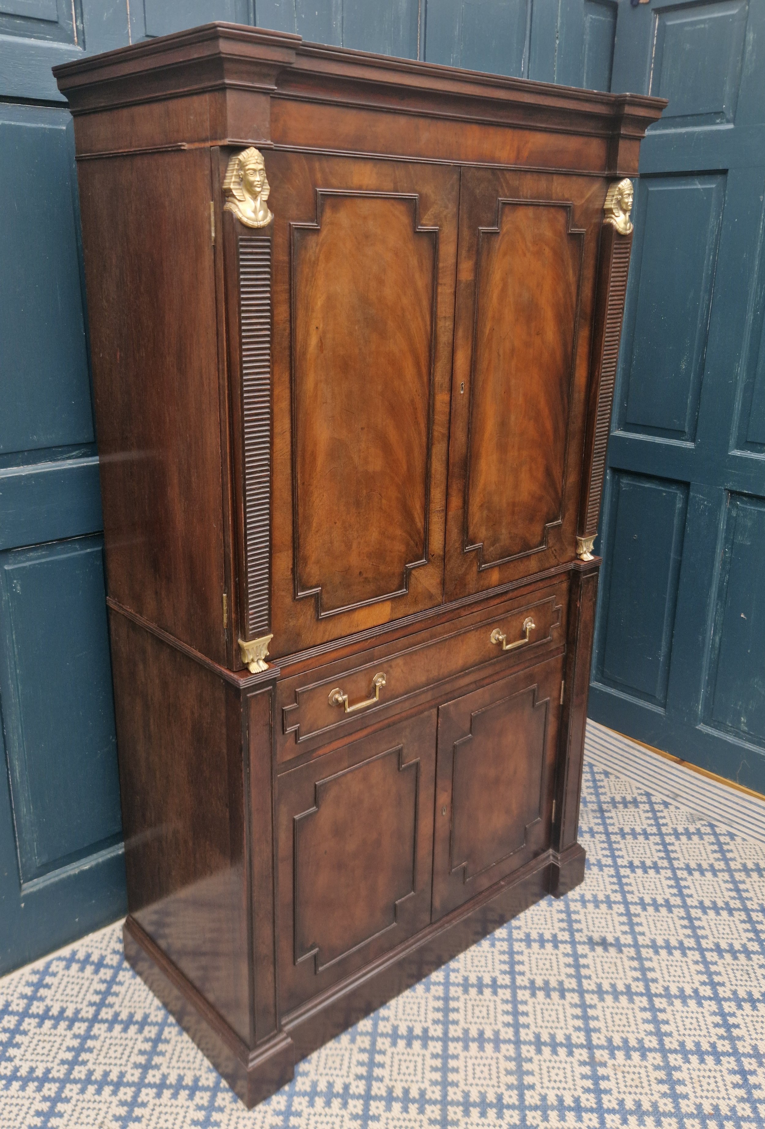 Egyptian revival Mahogany cabinet 2.jpg