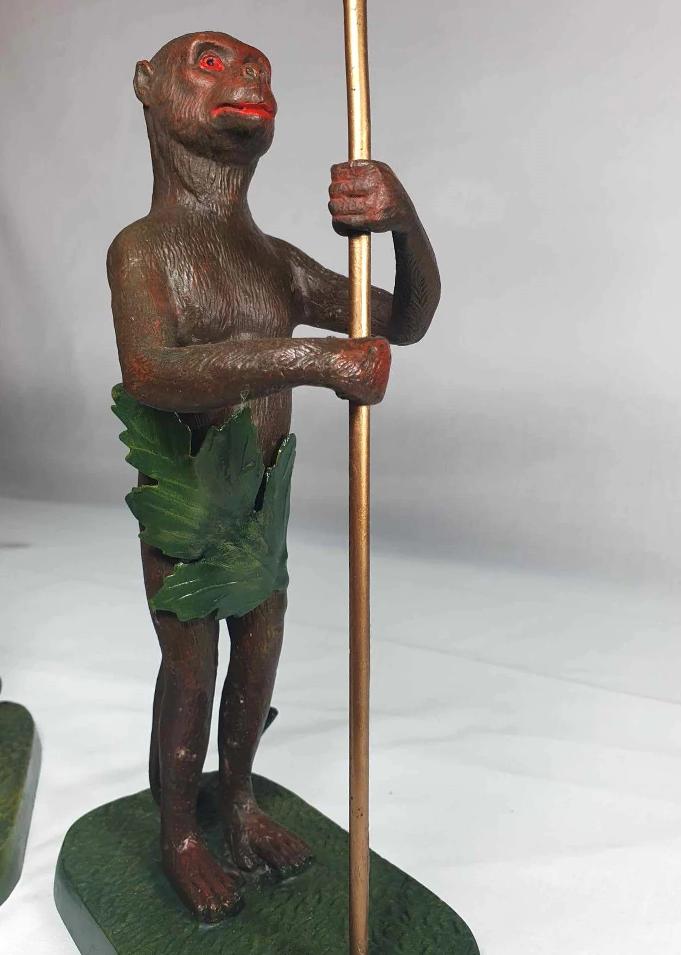 Cold painted bronze Monkey candle holders 8.jpg
