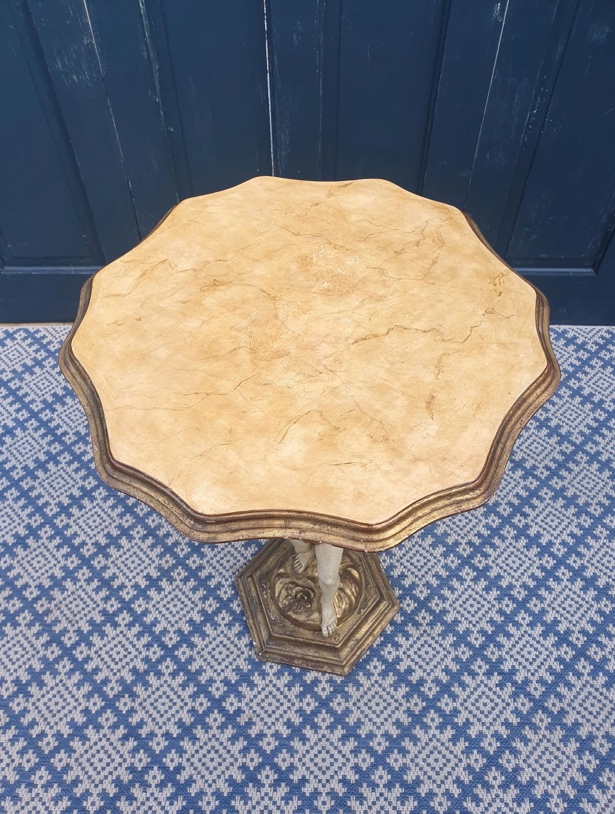 Polychrome putto side table 7.jpg