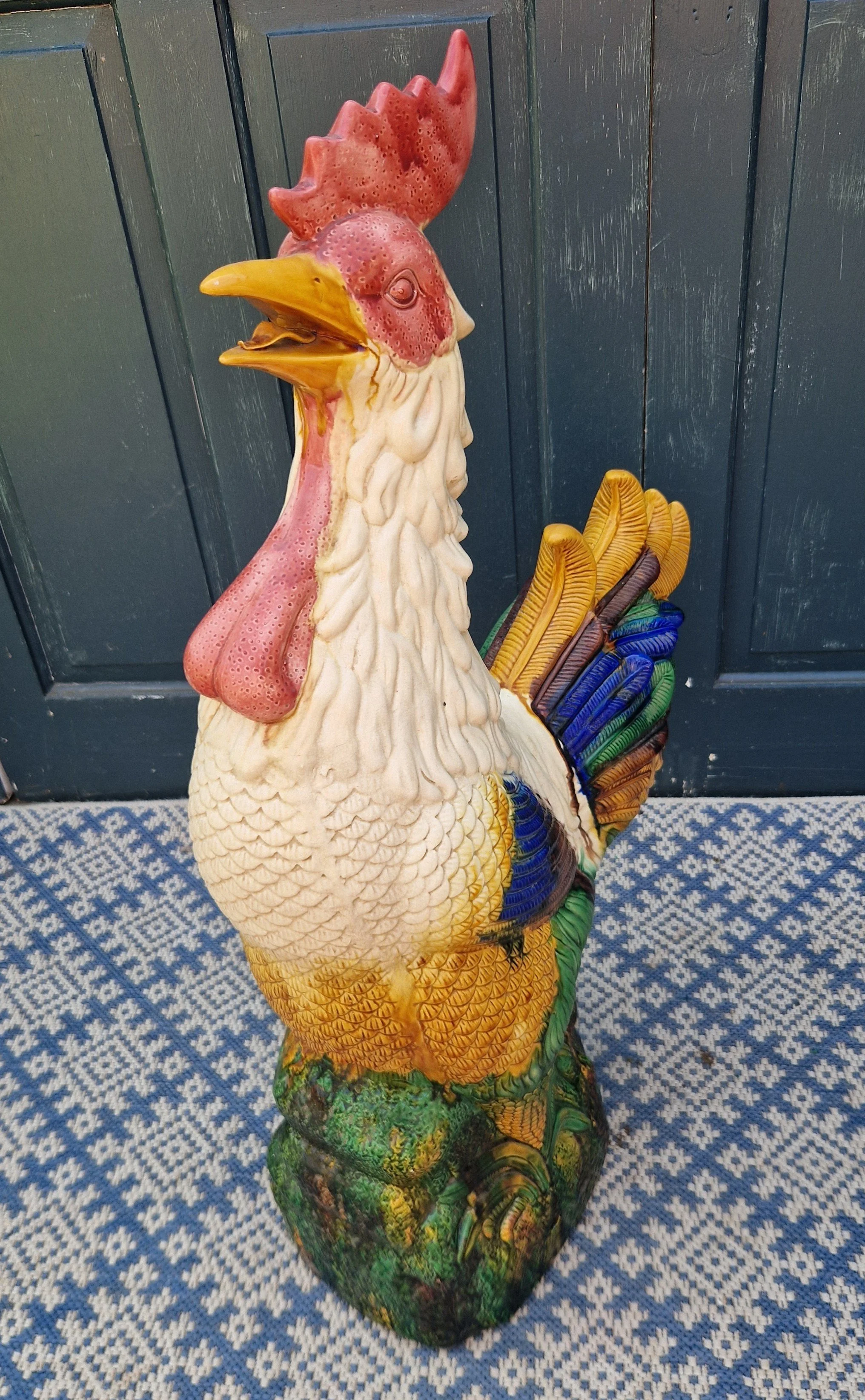 Majolica cockerel 2.jpg