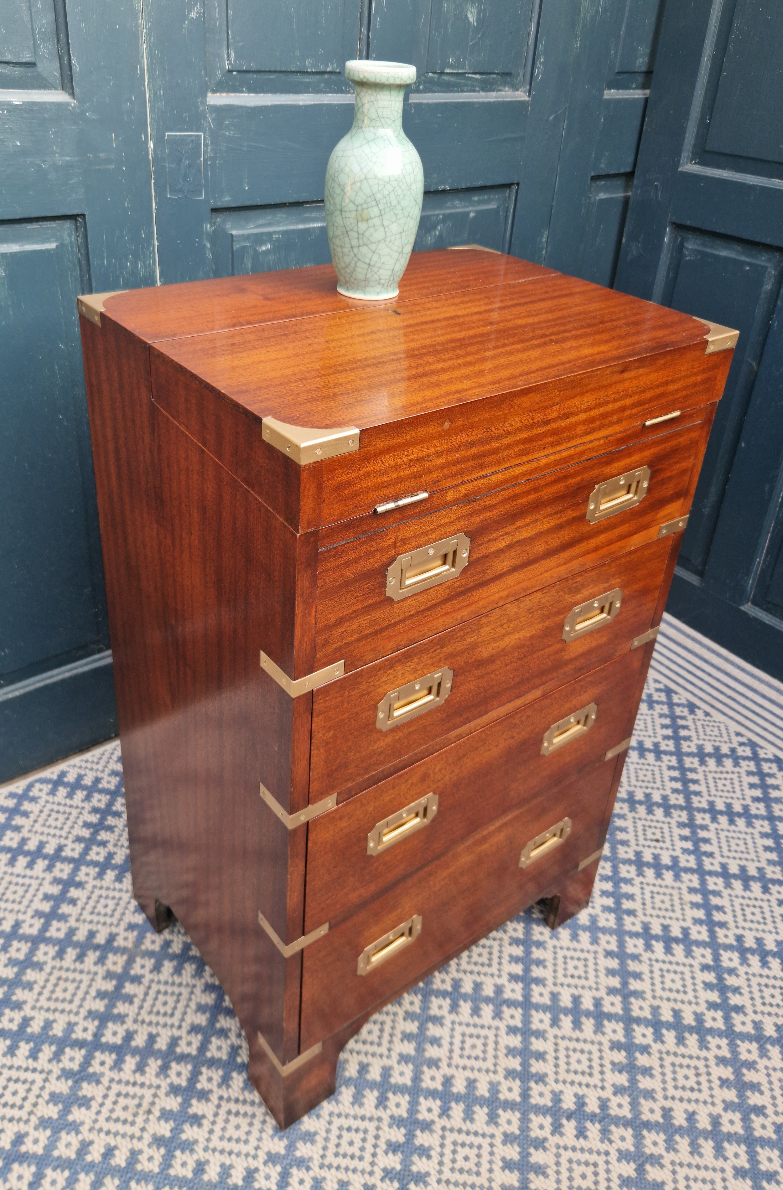 Mahogany Campaign-Style Secretaire Chest 7.1.jpg