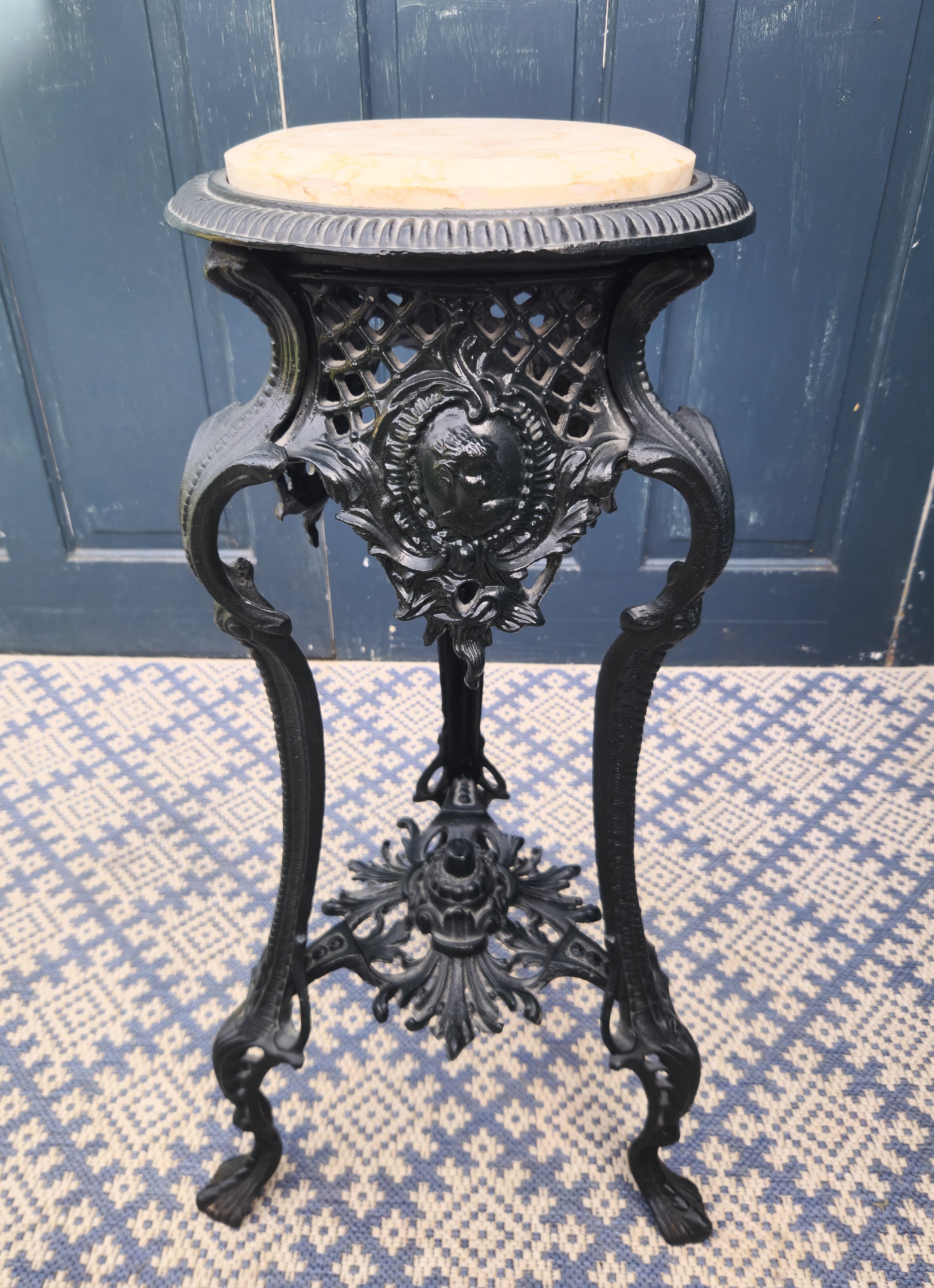 Cast iron plant stand marble top 1.jpg