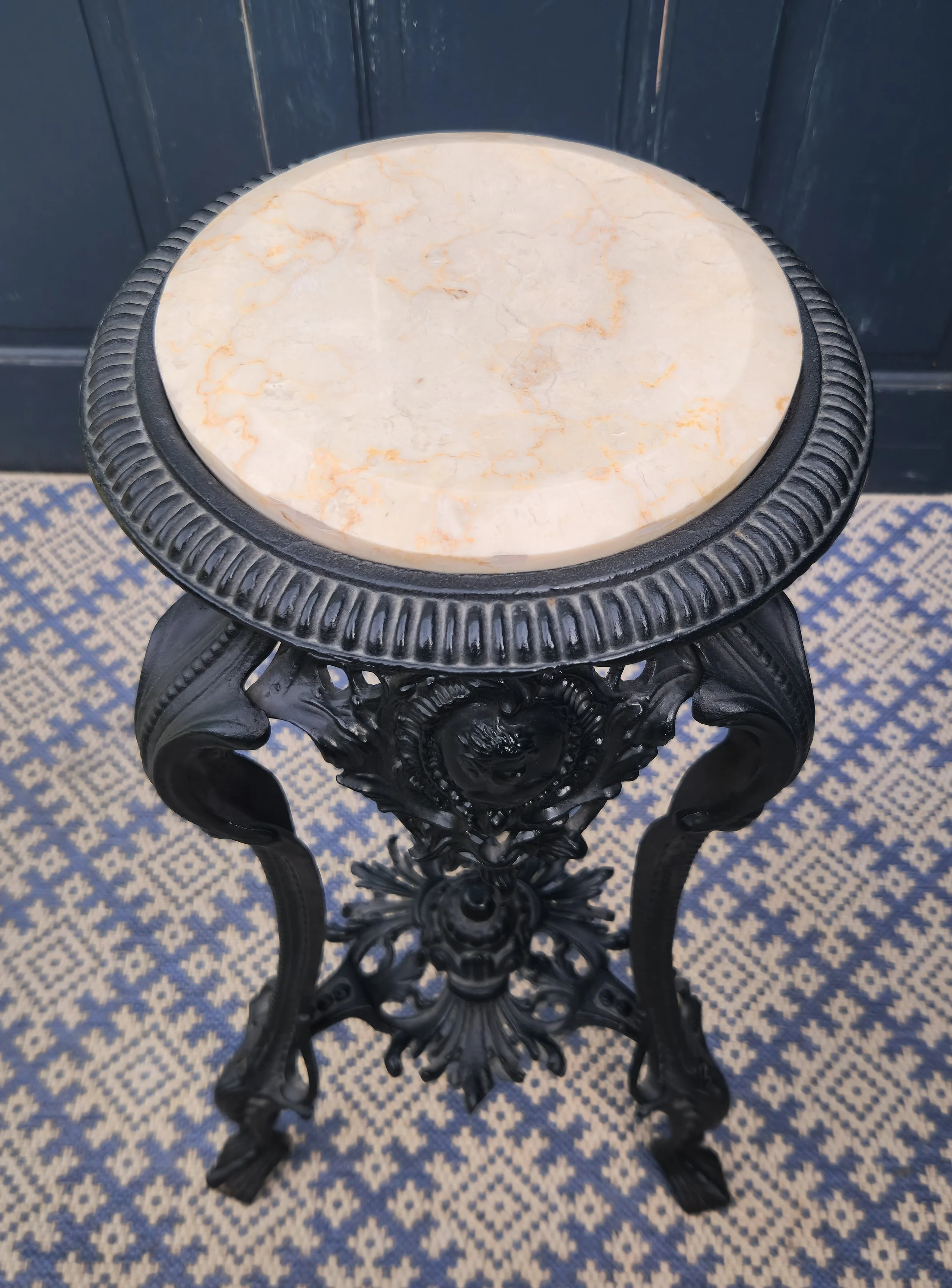 Cast iron plant stand marble top 6.jpg
