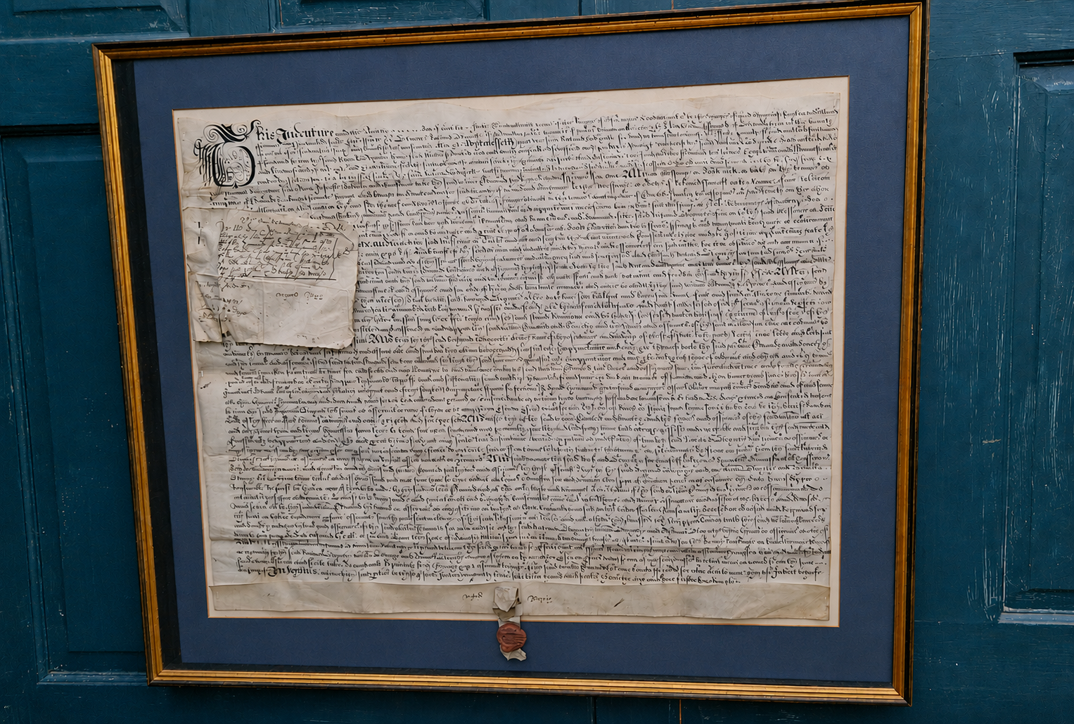 Antique 16th 17th century indenture 1.png