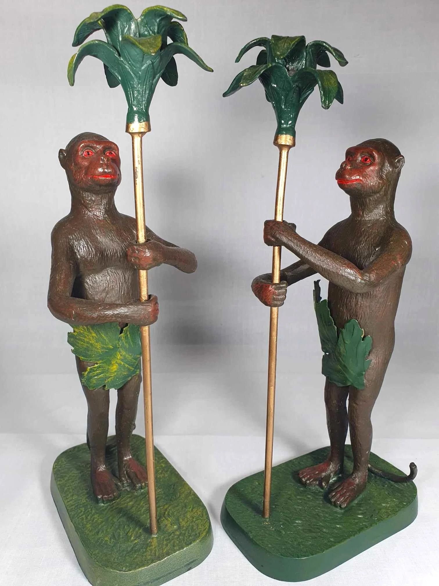 Cold painted bronze Monkey candle holders 3.jpg