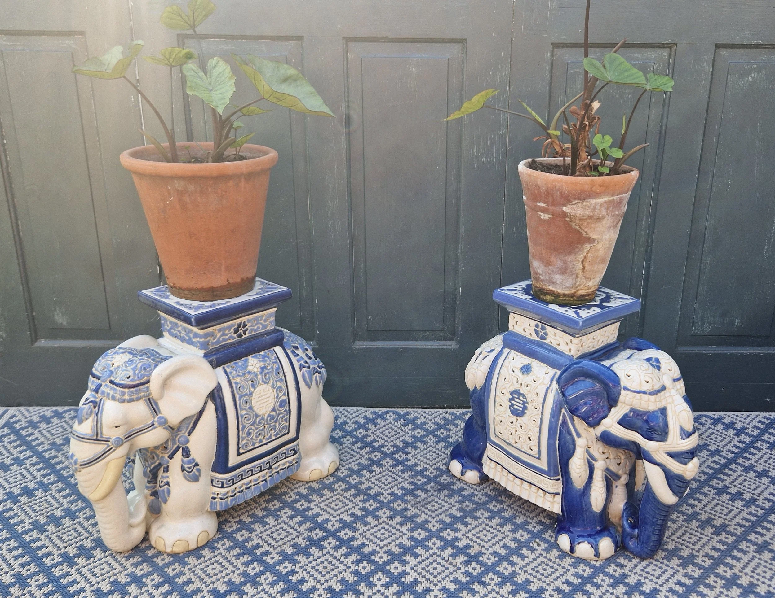 Ceramic Elephants pair 2.jpg