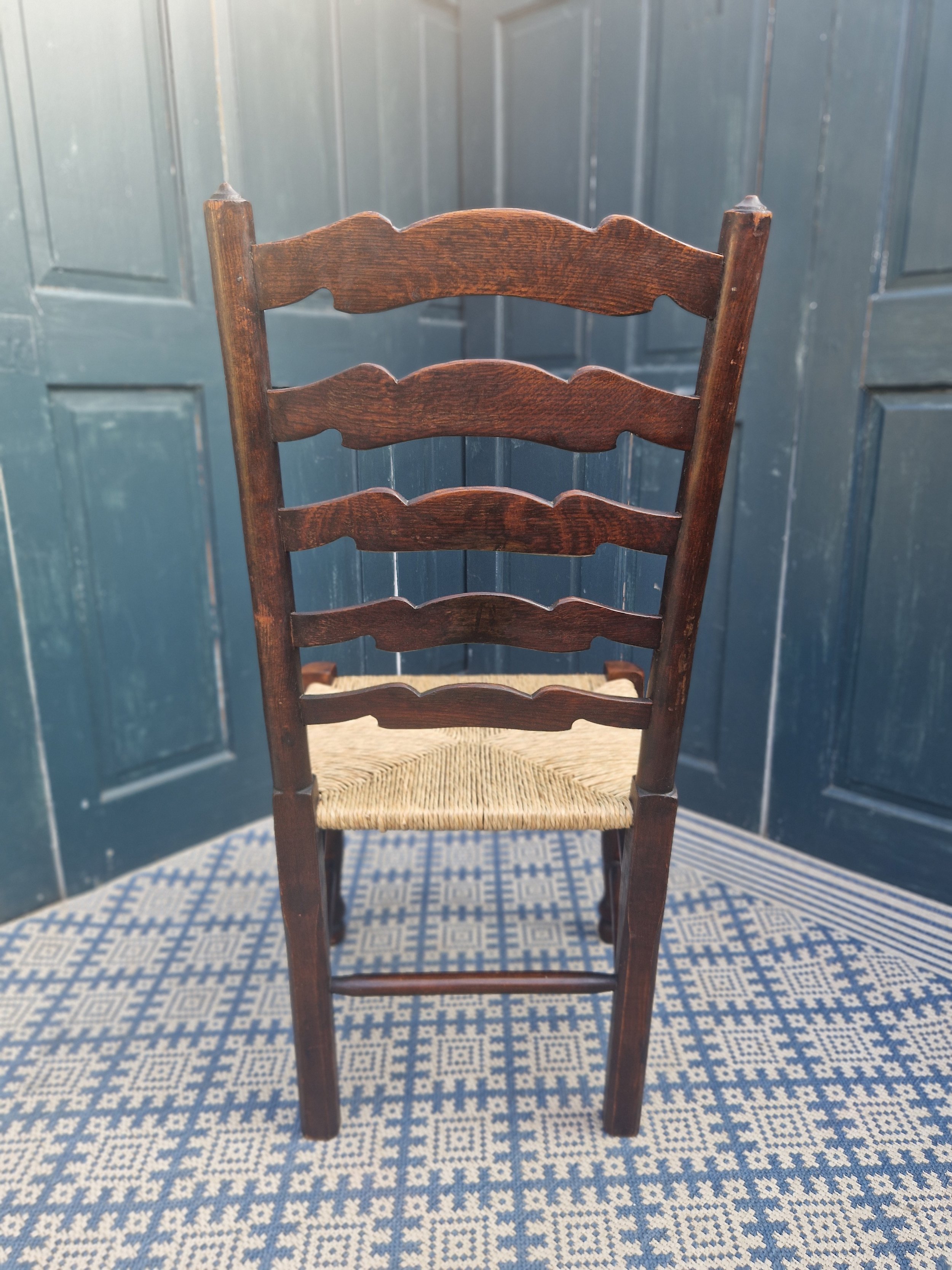 Set of 4 Arts & Crafts rush seats 13.jpg
