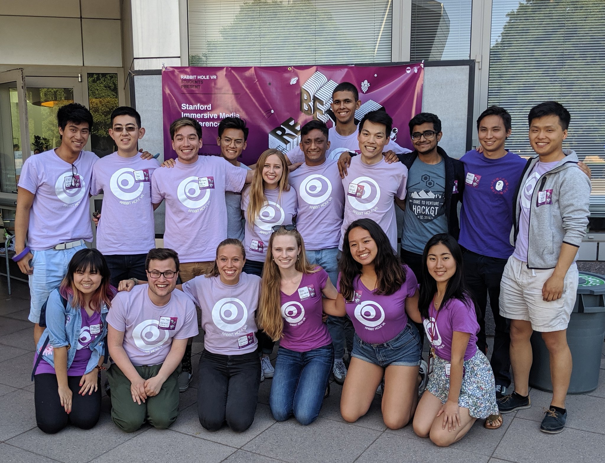 Club members at Stanford Immersive Media Conference 2019