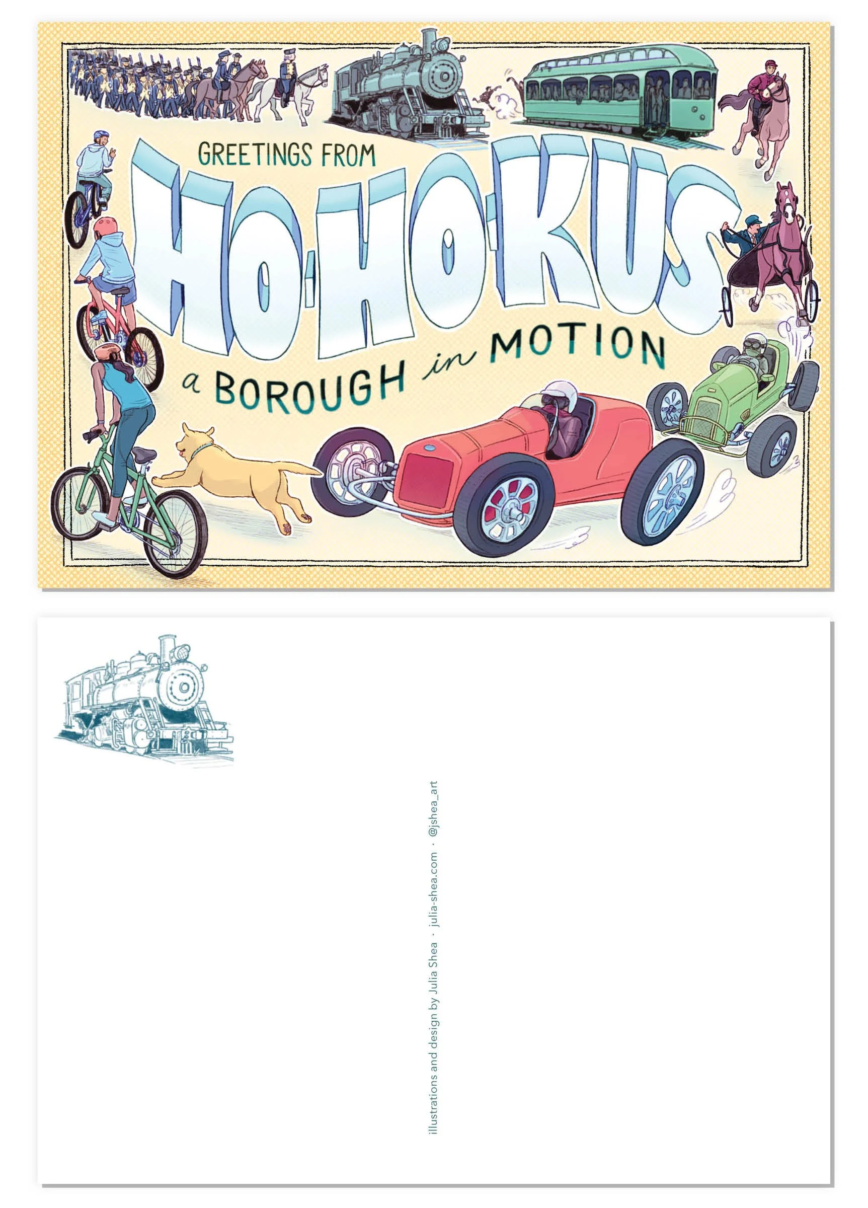 Ho-Ho-Kus: A Borough in Motion Postcard