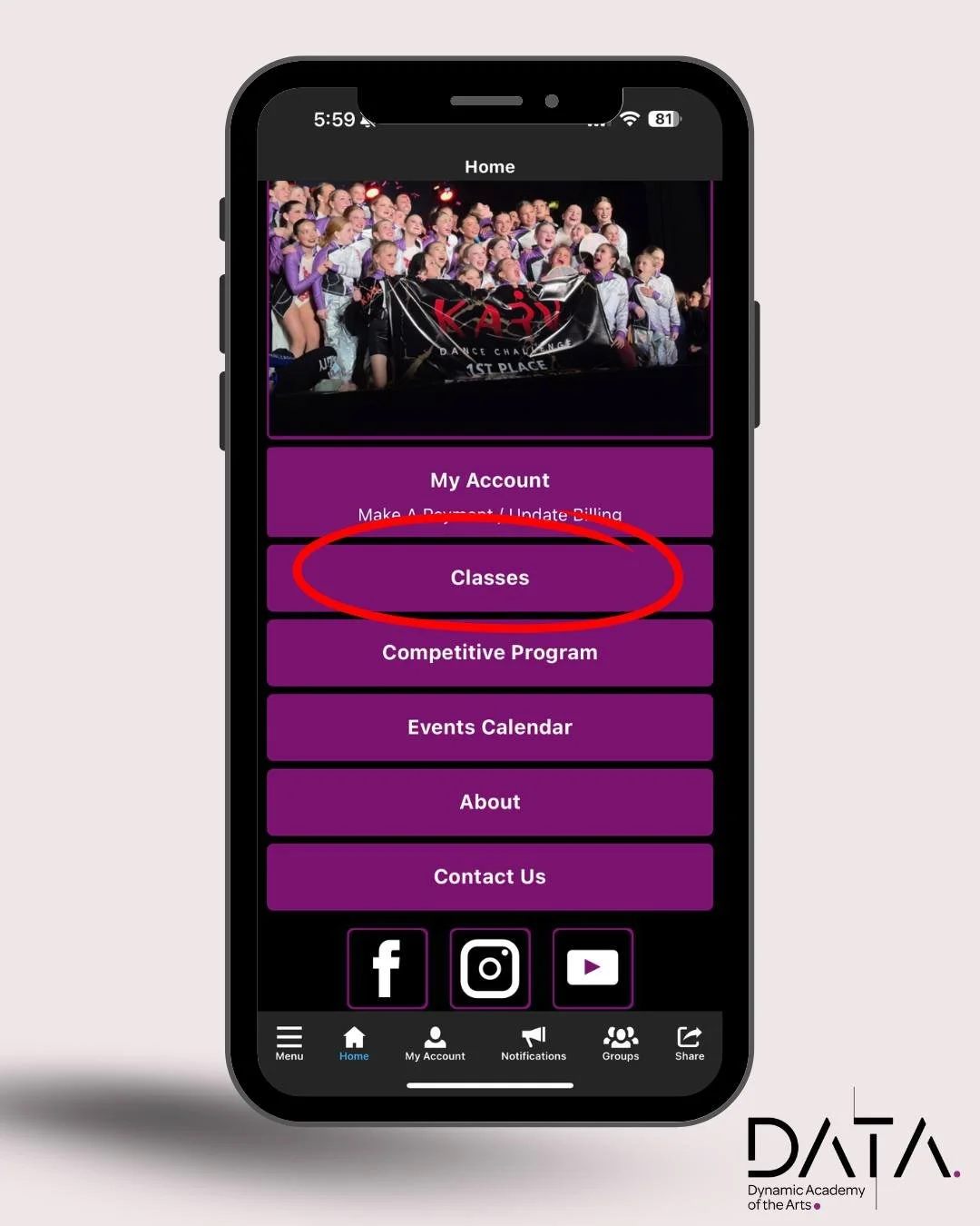 💜 Busy parent? We get it.
Now you can register for fall classes anywhere, anytime with the DATA app.
Just search Dynamic Academy of the Arts in your App Store or head to:
👉 www.dynamicacademy.ca