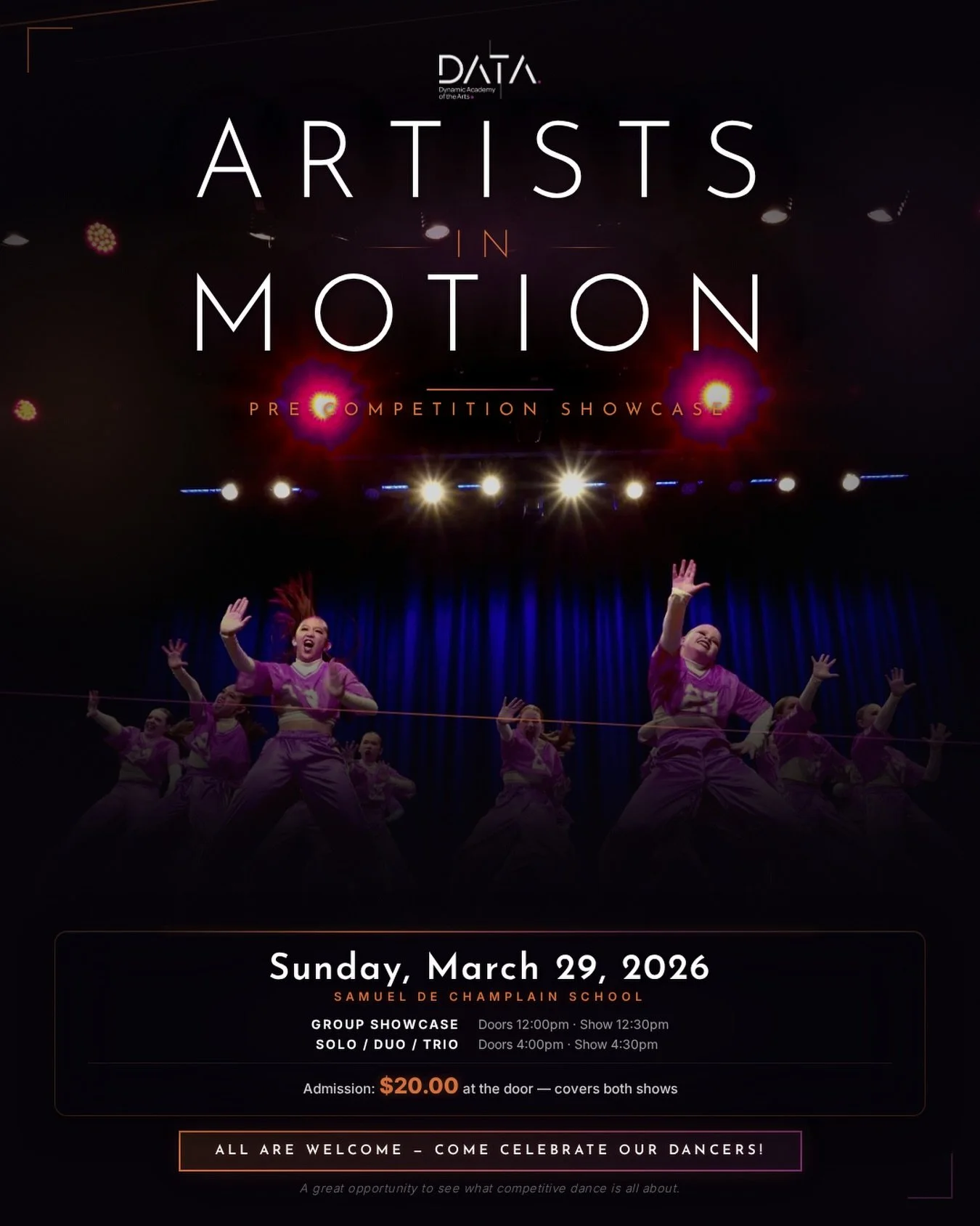 HERE&bull;WE&bull;GO!🔥💜 
ARTISTS&bull;IN&bull;MOTION&bull;2026
Let the countdown begin 🤩🪩