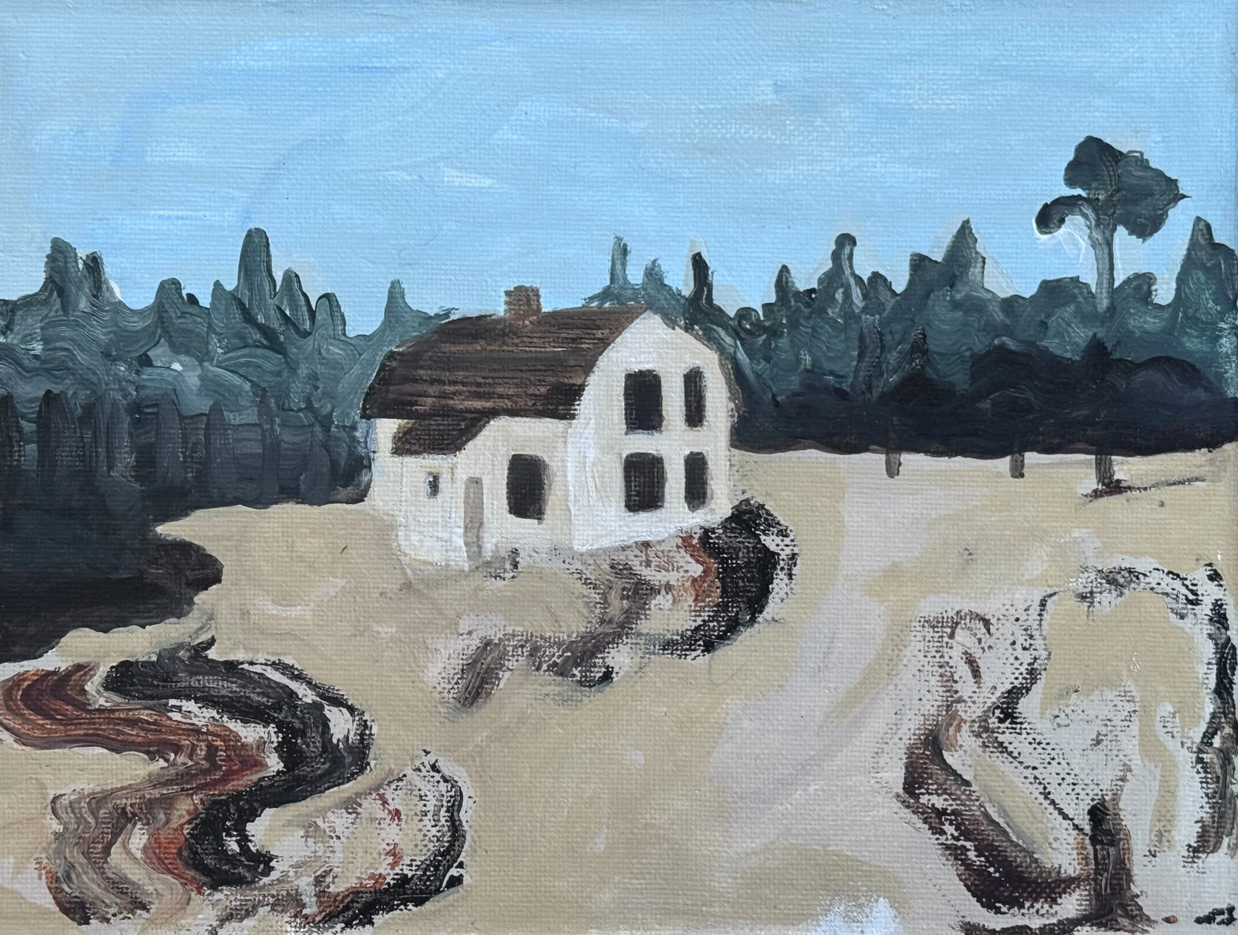 Drömmar om Vi - acrylic on canvas 2026 18x24 cm 