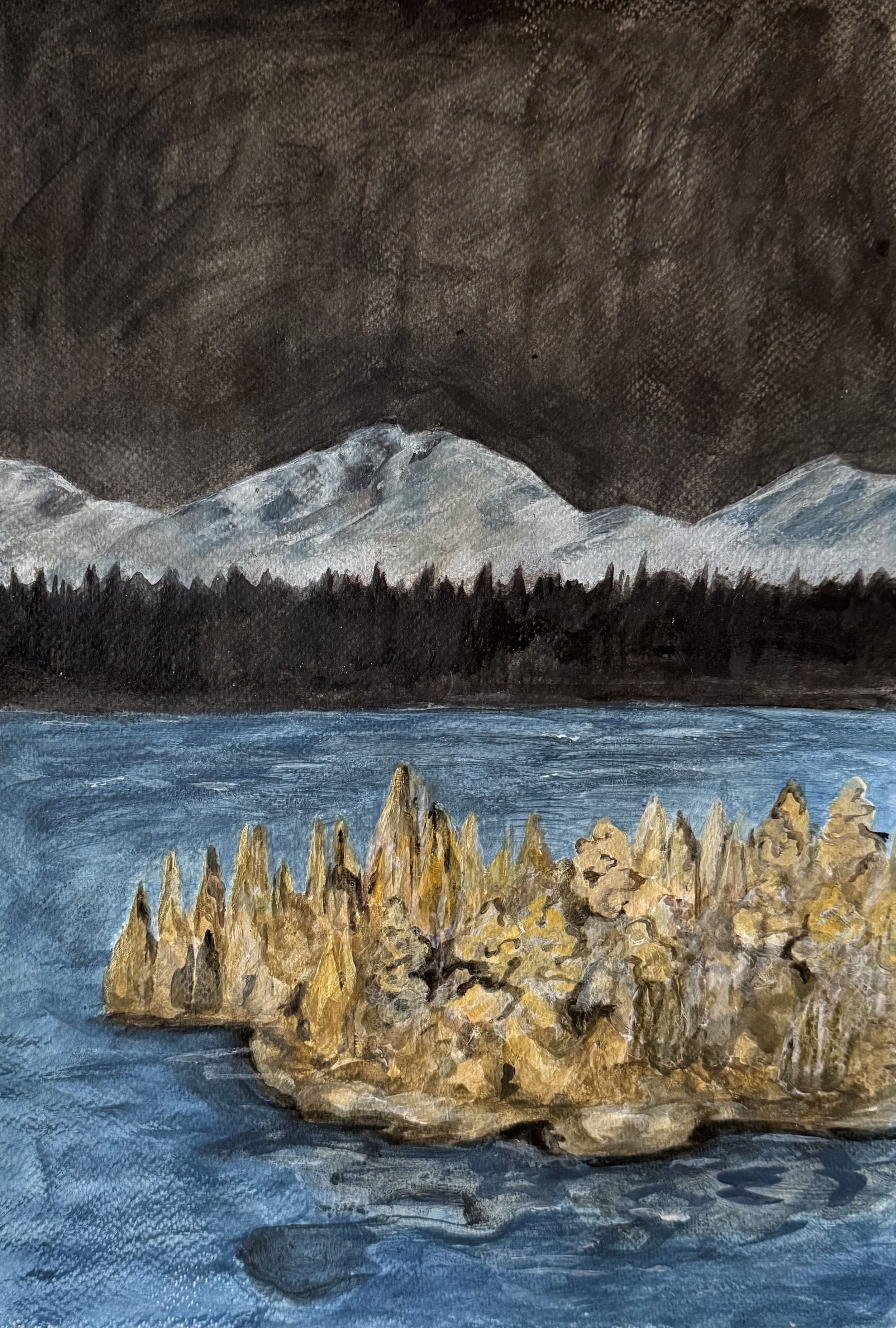 the white forest
mixed media on paper
30x40cm
