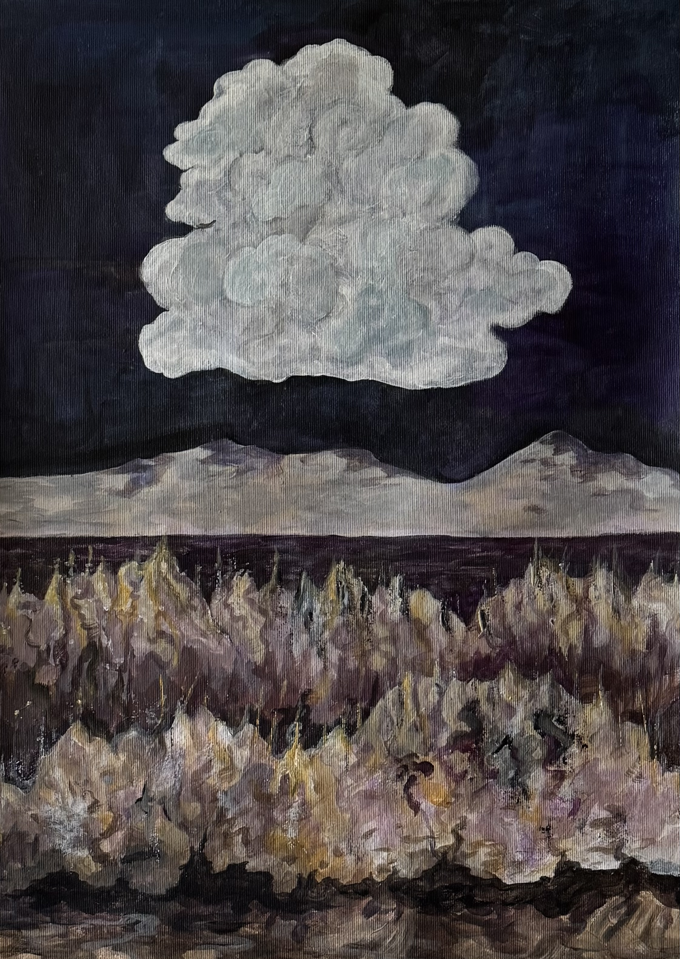 the cloud
Acrylic on canvas 2025
67x81cm