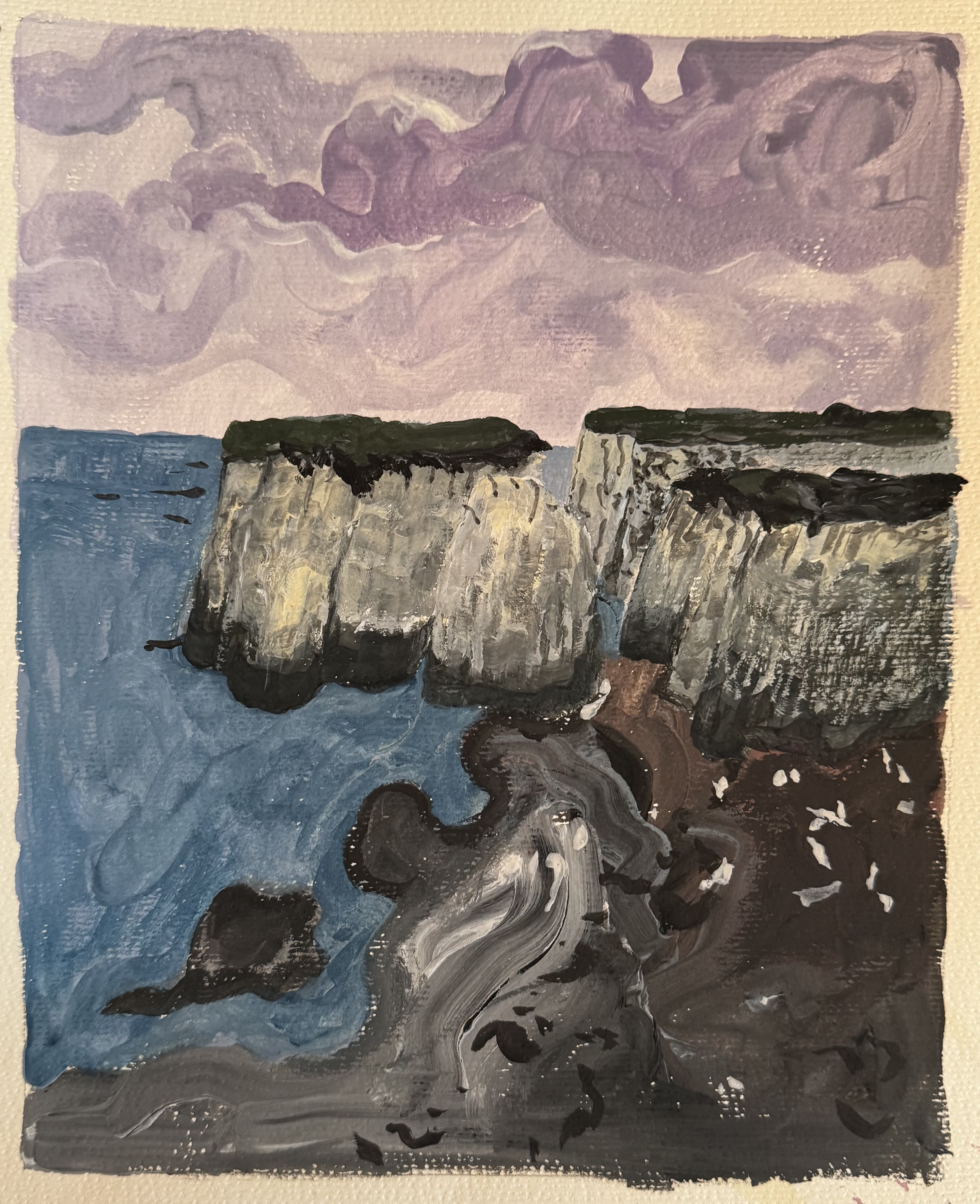 Cliftonville 

Gouache on paper 2025 