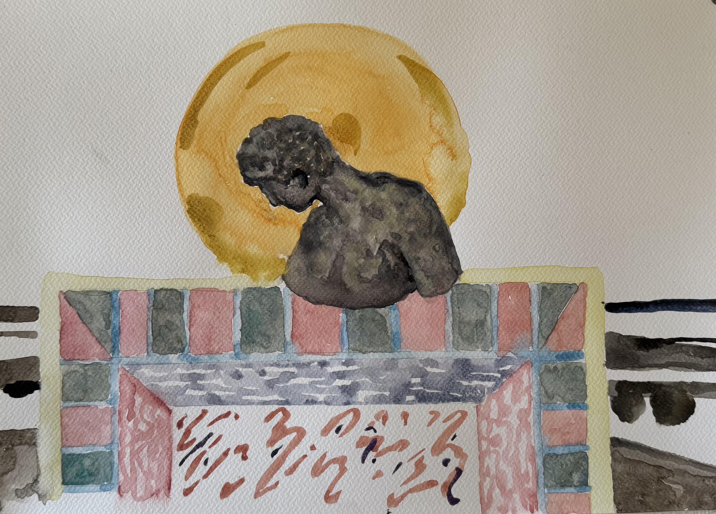 Vildmarksvägen / emmas objects
Watercolour on paper 2025
30x40cm