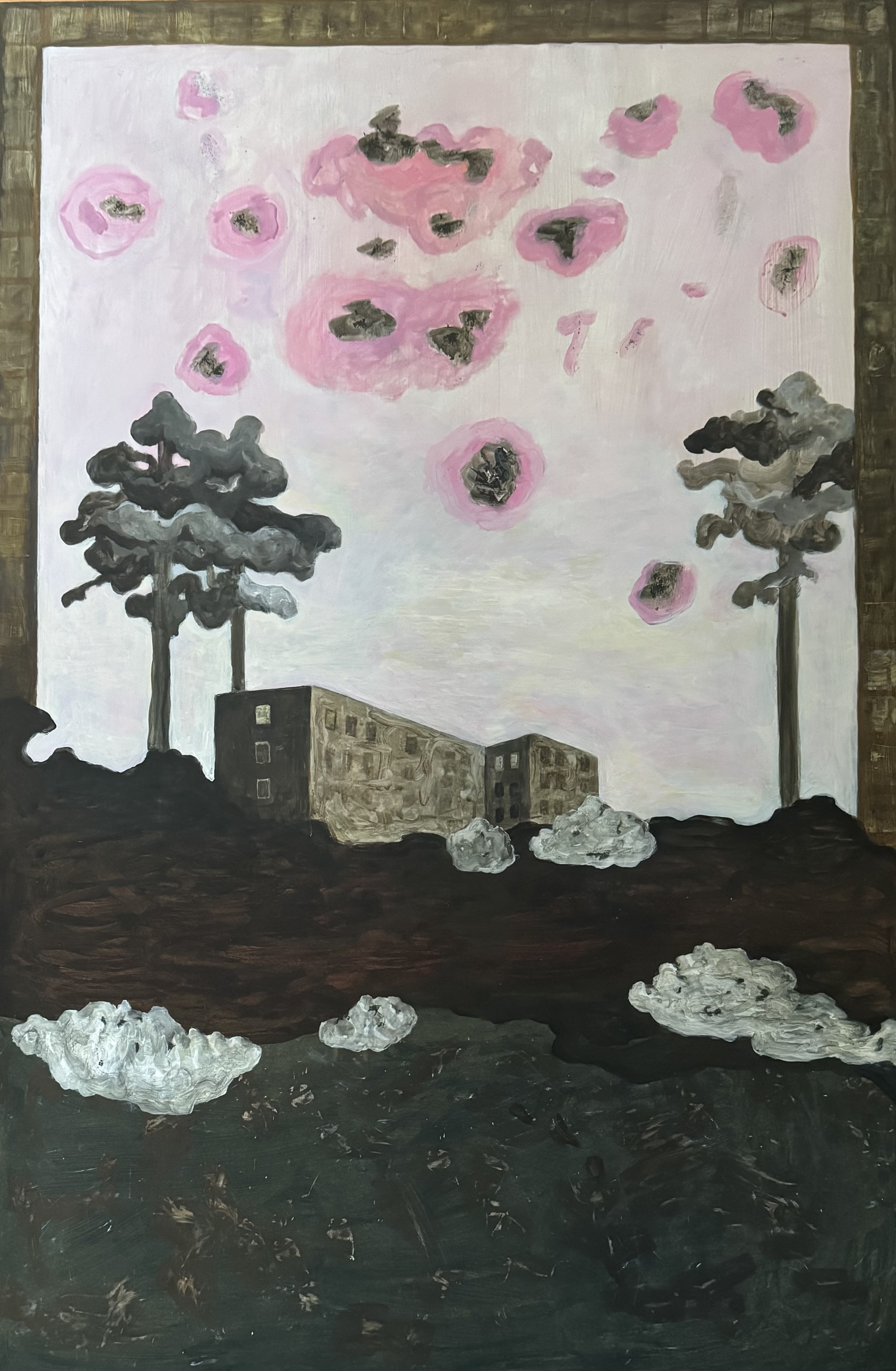 Skellefteå 

Oil and Acrylic on panel 

101x120cm 