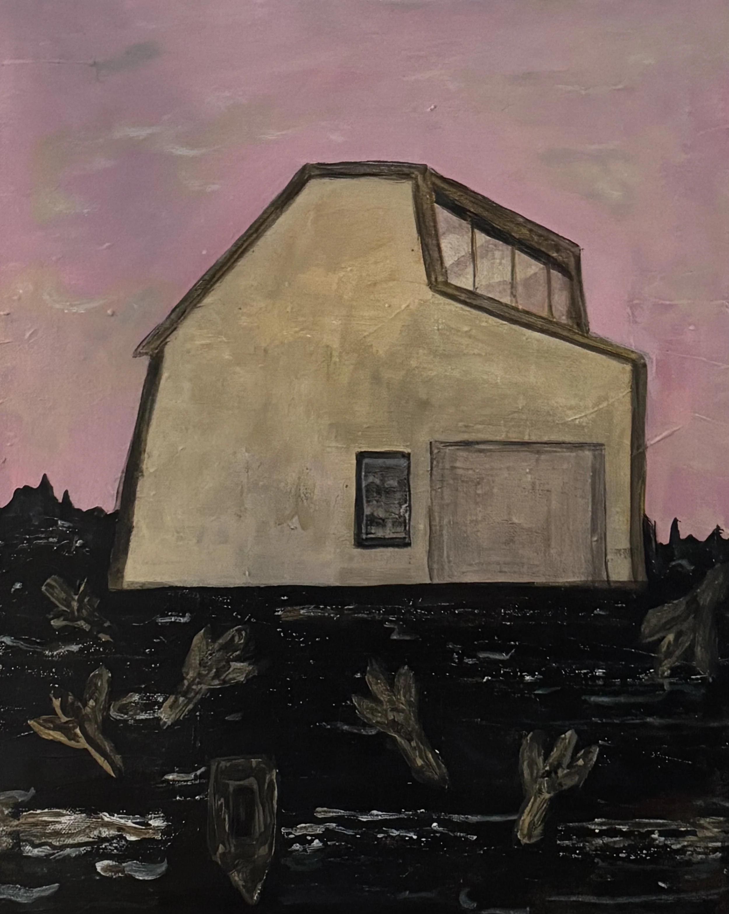 Aula Capella Acrylic on canvas 2025 
30x40cm 