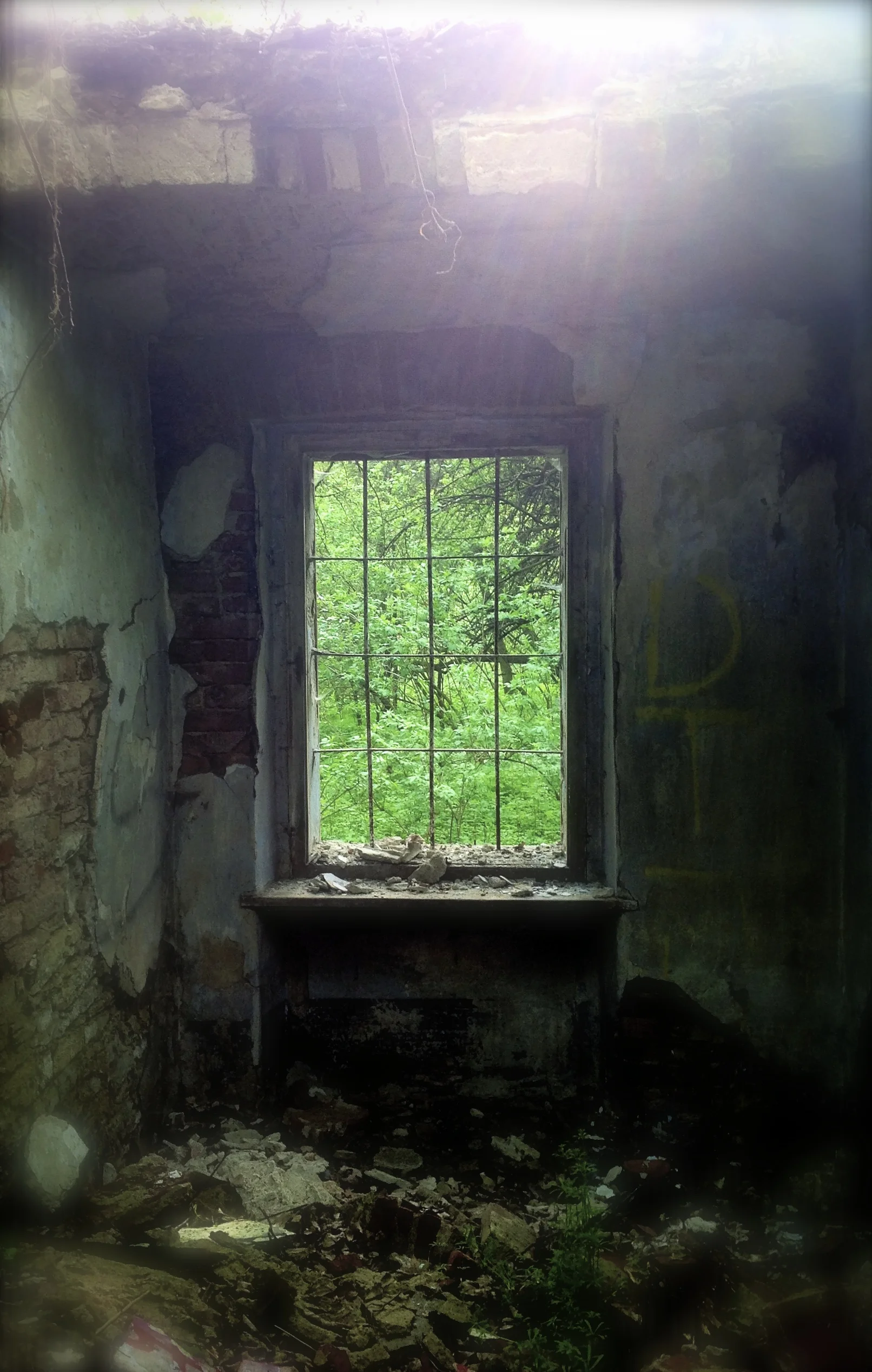 The cement rendering was falling away.jpg