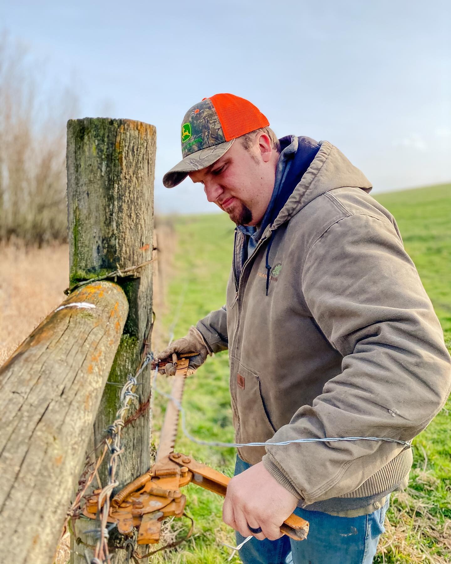 This weekend is all about fixin&rsquo; fence.

Most of our summer cow pastures are at sea level or barely above. That&rsquo;s island life for you! We can only graze them for parts of the year as they are under water during the winter months.

As Stur