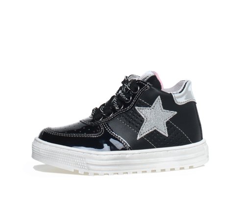Naturino Rose Corduroy Double Velcro Sneaker with Star- Annie – A
