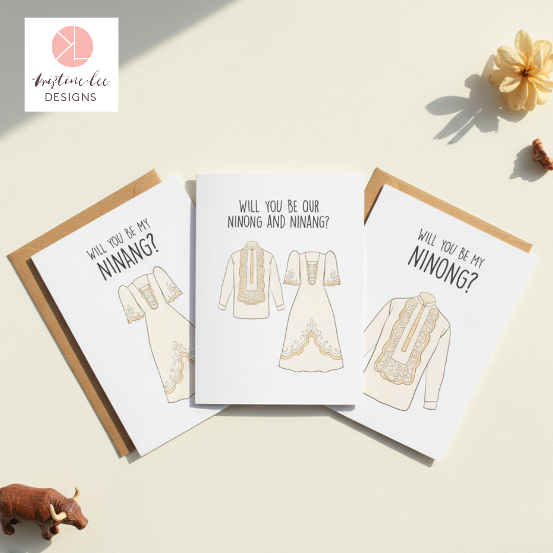 Ninong Introducing the Filipiniana Ninong & Ninang Proposal Card Collection ...