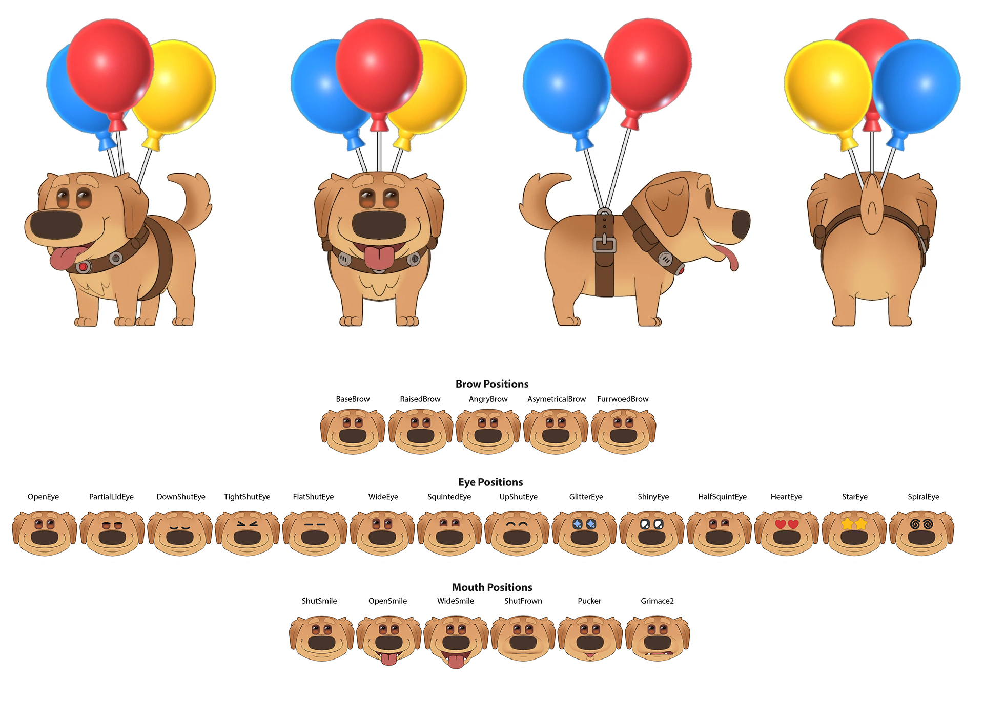   Dug 2D Turnaround + Expressions  