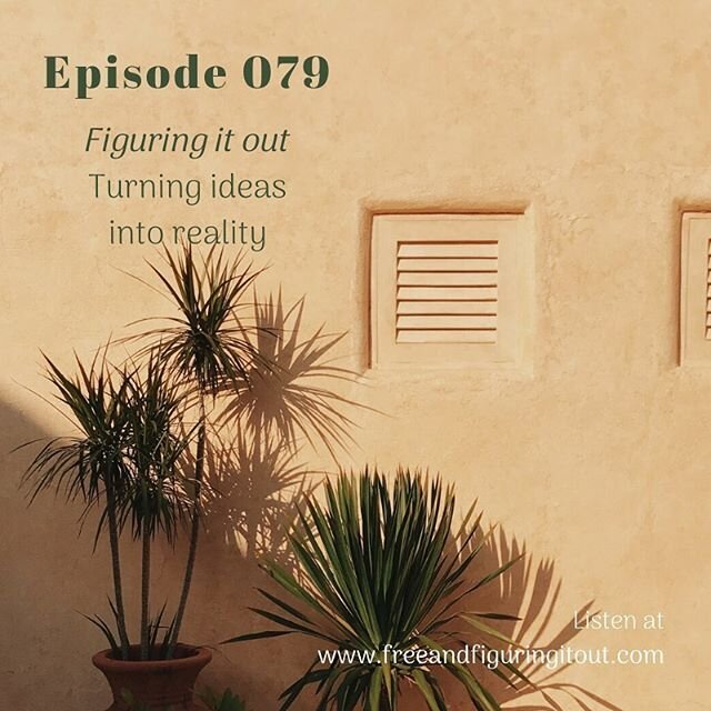 #079 | Figuring it out | Turning ideas into reality ➡️ This week we try and figure out...
💭How to understand which idea is the one you should focus on
😨The difference between excuses/ fear and it simply not being the right idea/ time
💡Who and how 