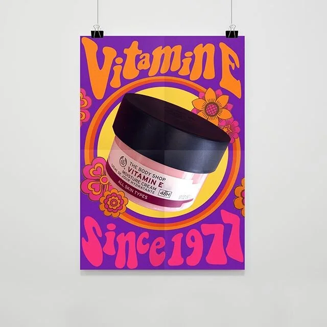 Throwback to a campaign concept while I was working for @thebodyshop - vitamin e cream is one of the bodyshops first ever product - I wanted to take it back to its roots and the places it had been with it&rsquo;s purchasers. It was launched in the 19