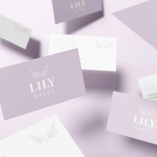Finally we pulled together some business cards to be sent out with orders so that the customer can easily contact @lily.bakes to make repeat orders when they are in need of a delicious homemade bake ☀️ #design #designer #designing #freelance #freelan