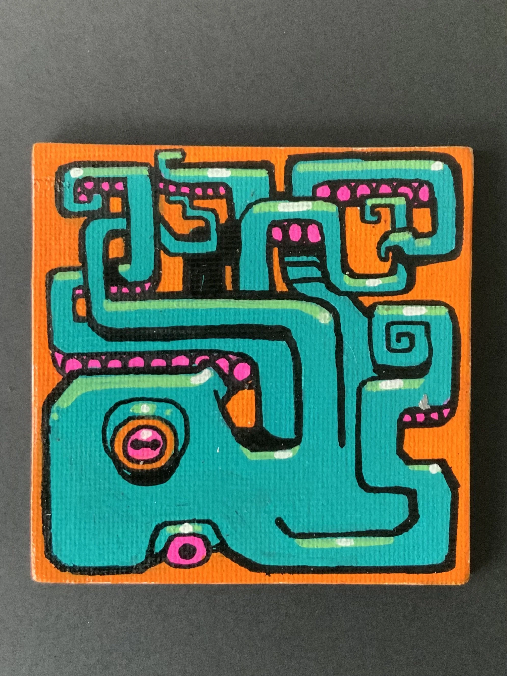 HAND PAINTED FRIDGE MAGNET (POSTAGE INCLUDED)